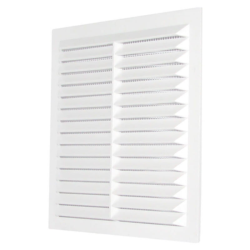 140mm x 140mm Louvre Vent D/140W with Insect Screen