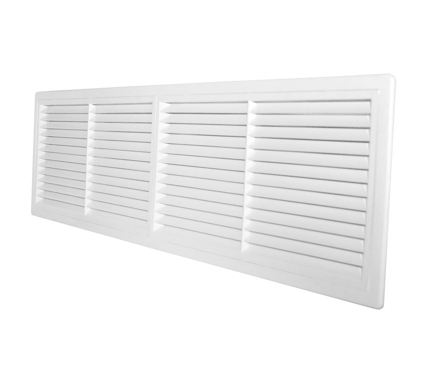 430mm x 110mm Classic Louvre Vent D/430X110RW with Insect Screen