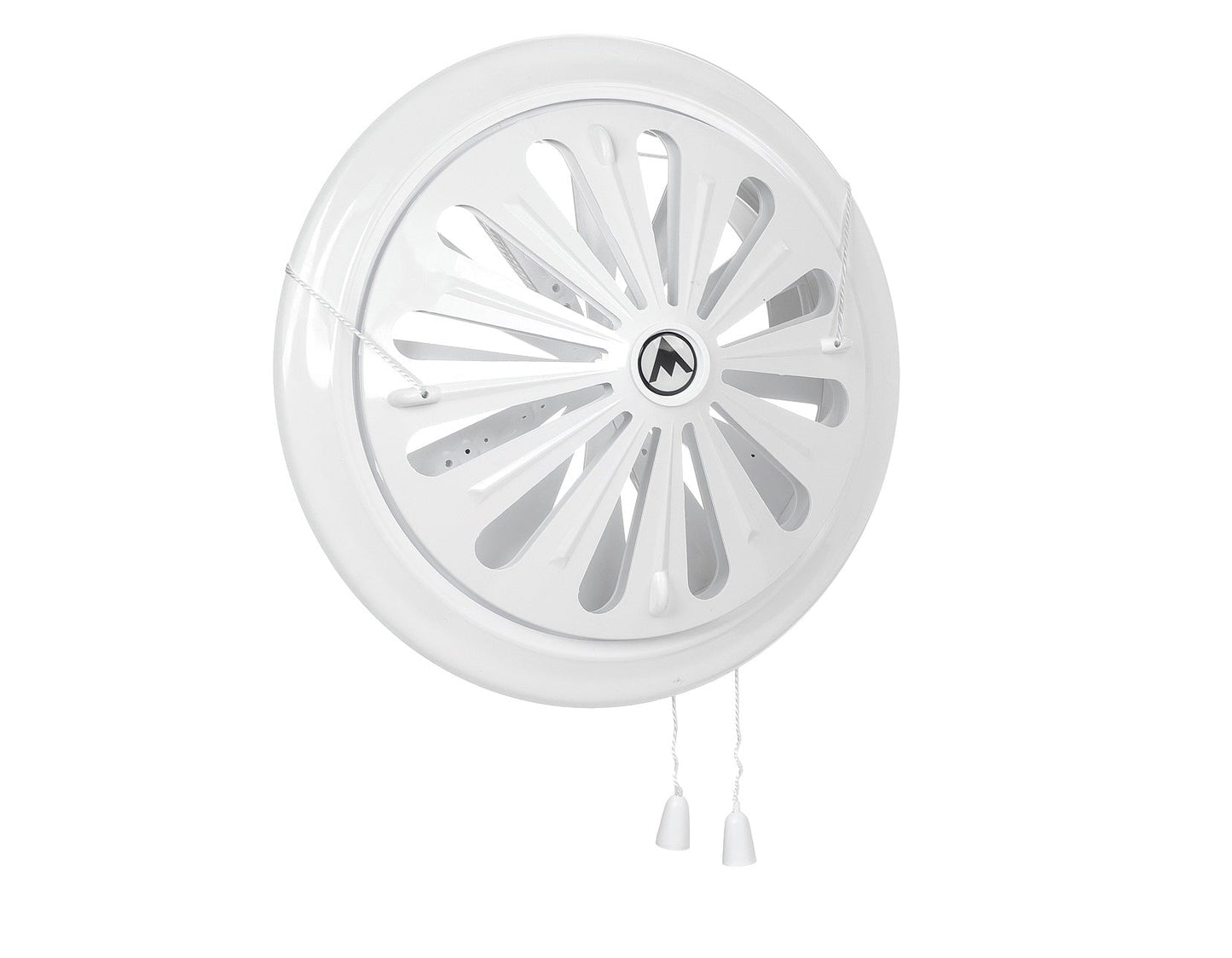 80mm-160mm Adjustable White Round Louvre Vent