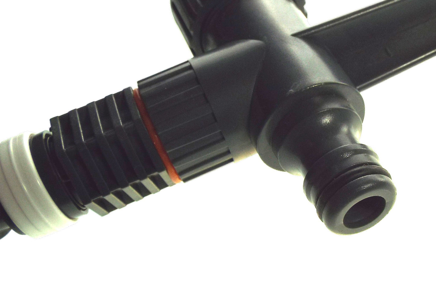 White Line Pulsating Garden Sprinkler with Ground Spike