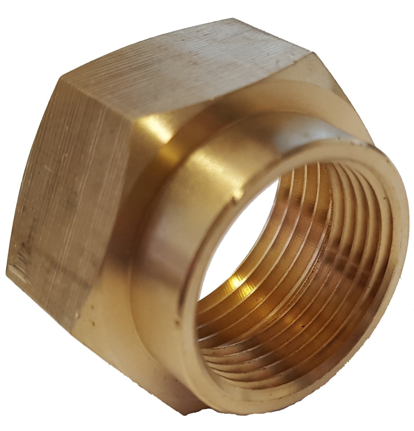 Brass Female Reducing Coupler 1" x 3/4" BSP