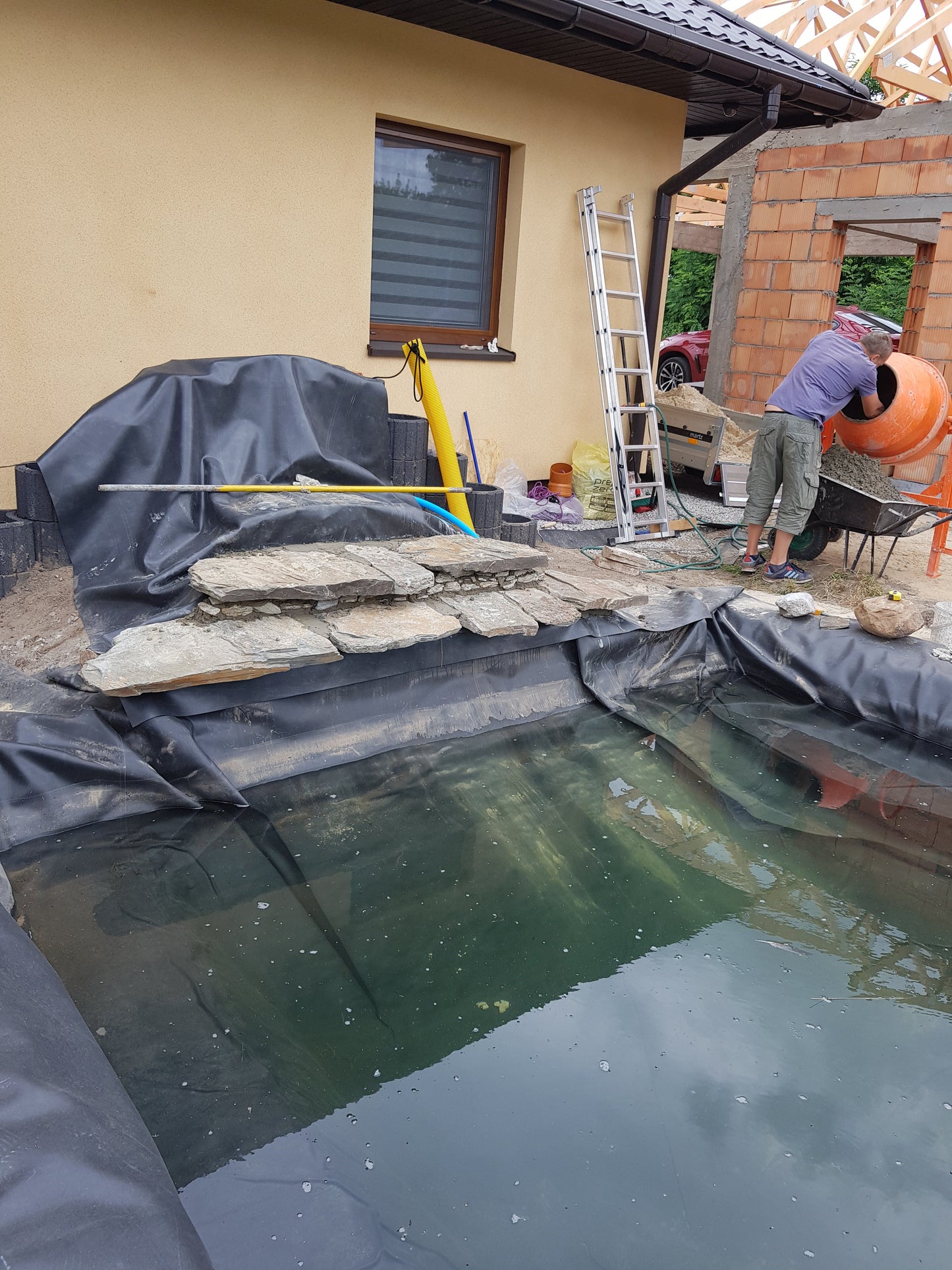1m x 1m EPDM Flexible Liner for Garden Ponds