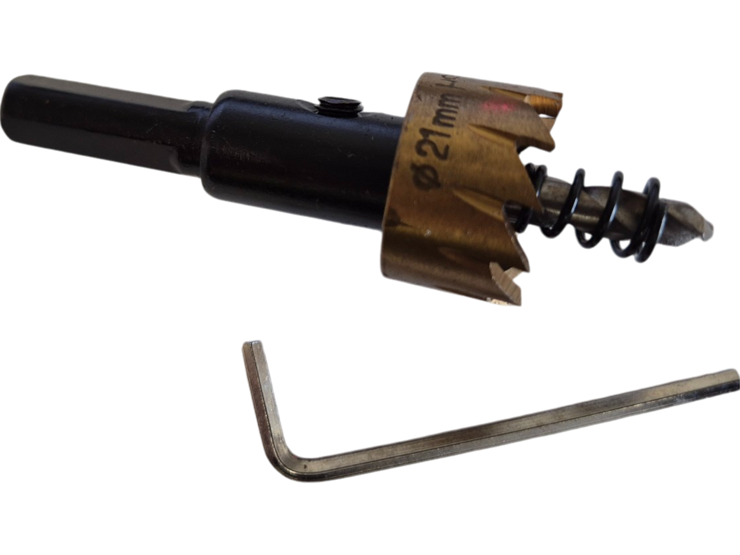 21mm HSS Hole Saw Bit for Cutting Metal, Alloys, Wood & Plastics