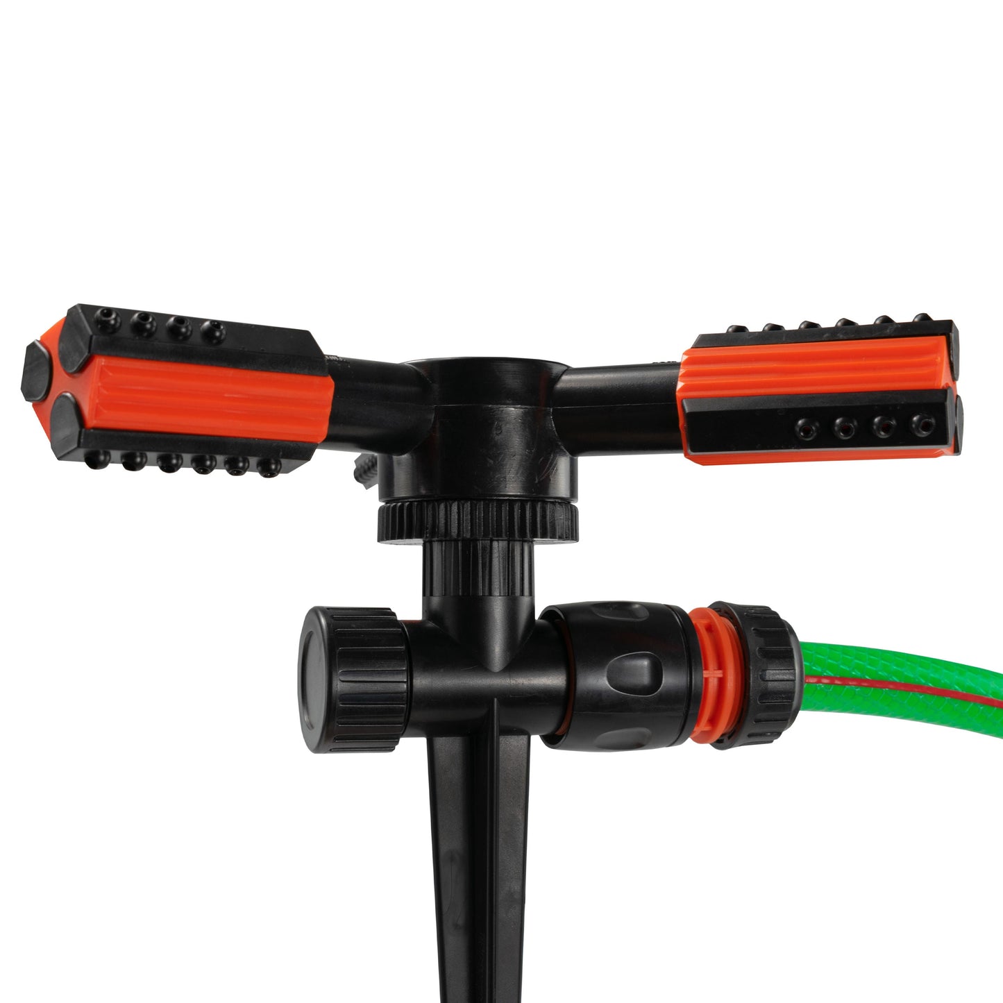 Eco Line 3‑Arm Rotary Lawn Sprinkler with Spike Mount