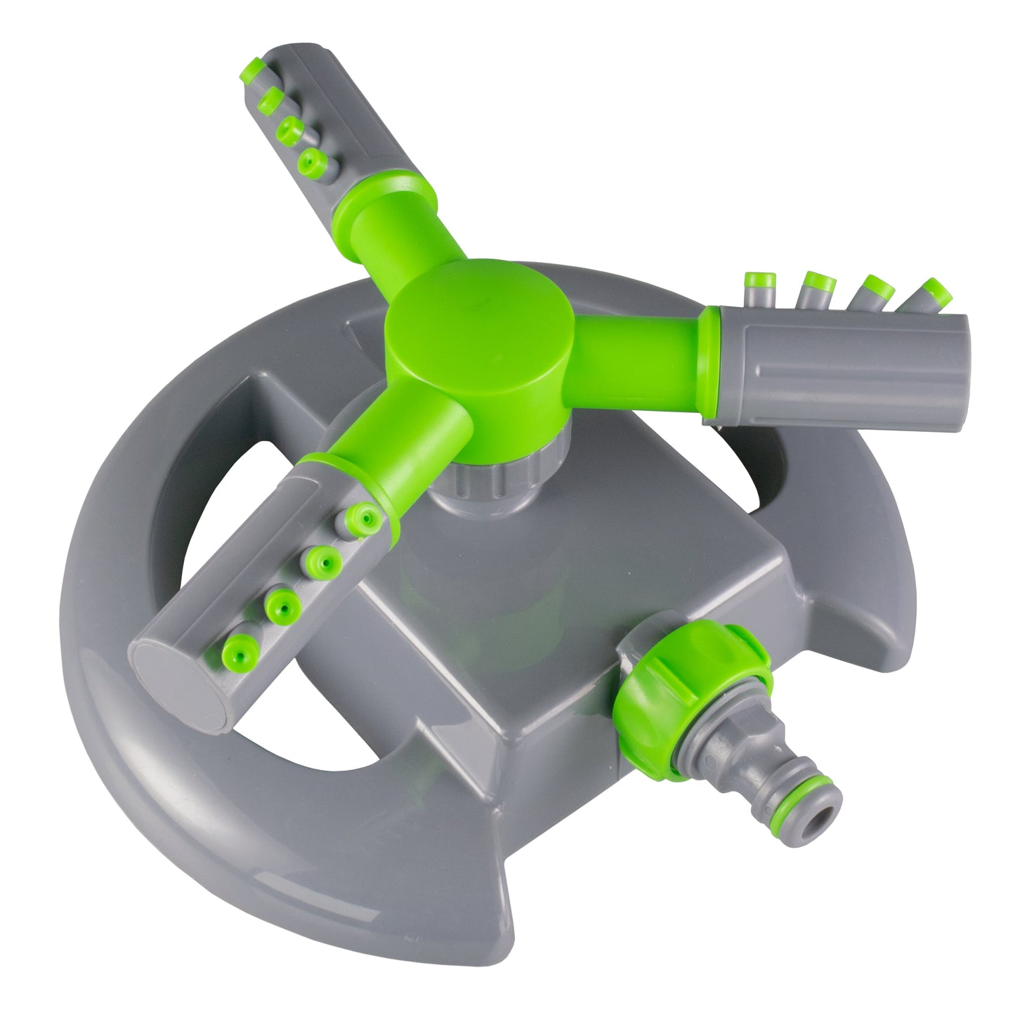 Cost Wise Lawn Sprinkler with 3 Adjustable Rotating Arms,Green/Grey