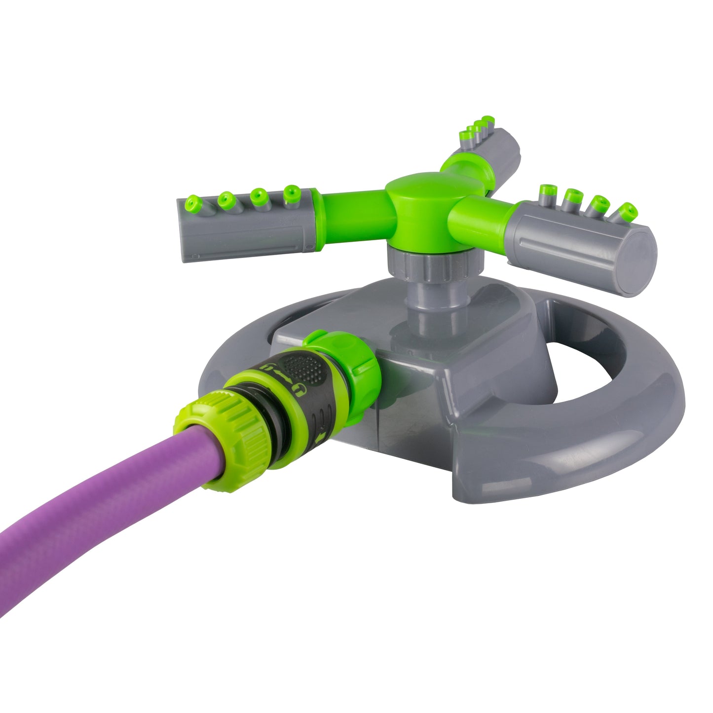 Cost Wise Lawn Sprinkler with 3 Adjustable Rotating Arms,Green/Grey