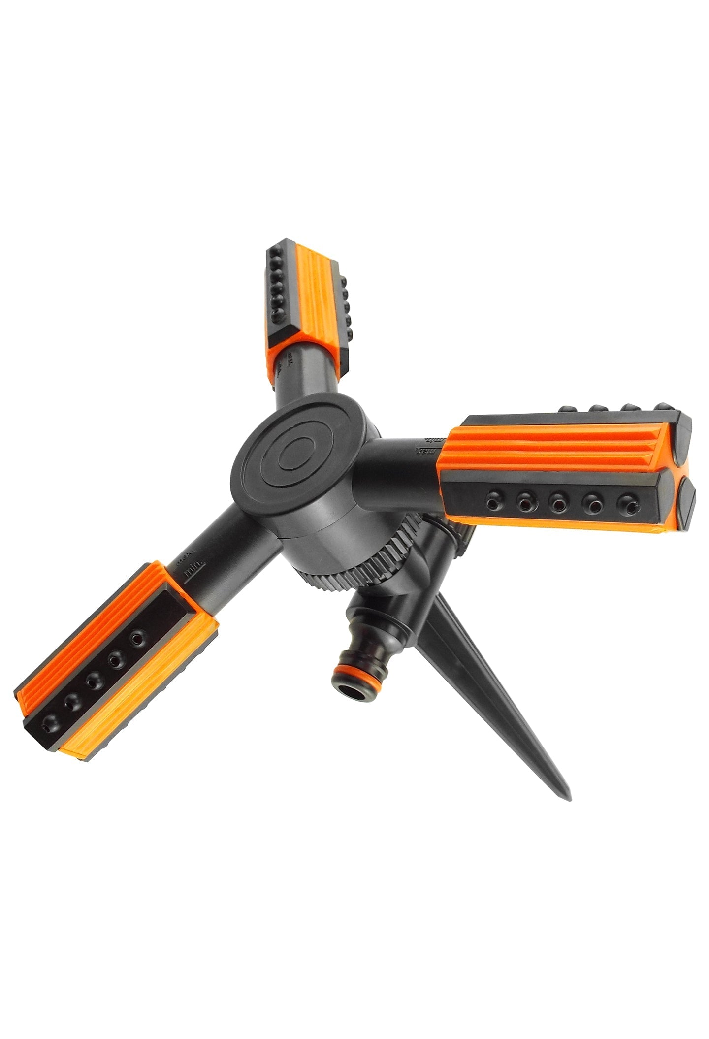 Eco Line 3‑Arm Rotary Lawn Sprinkler with Spike Mount