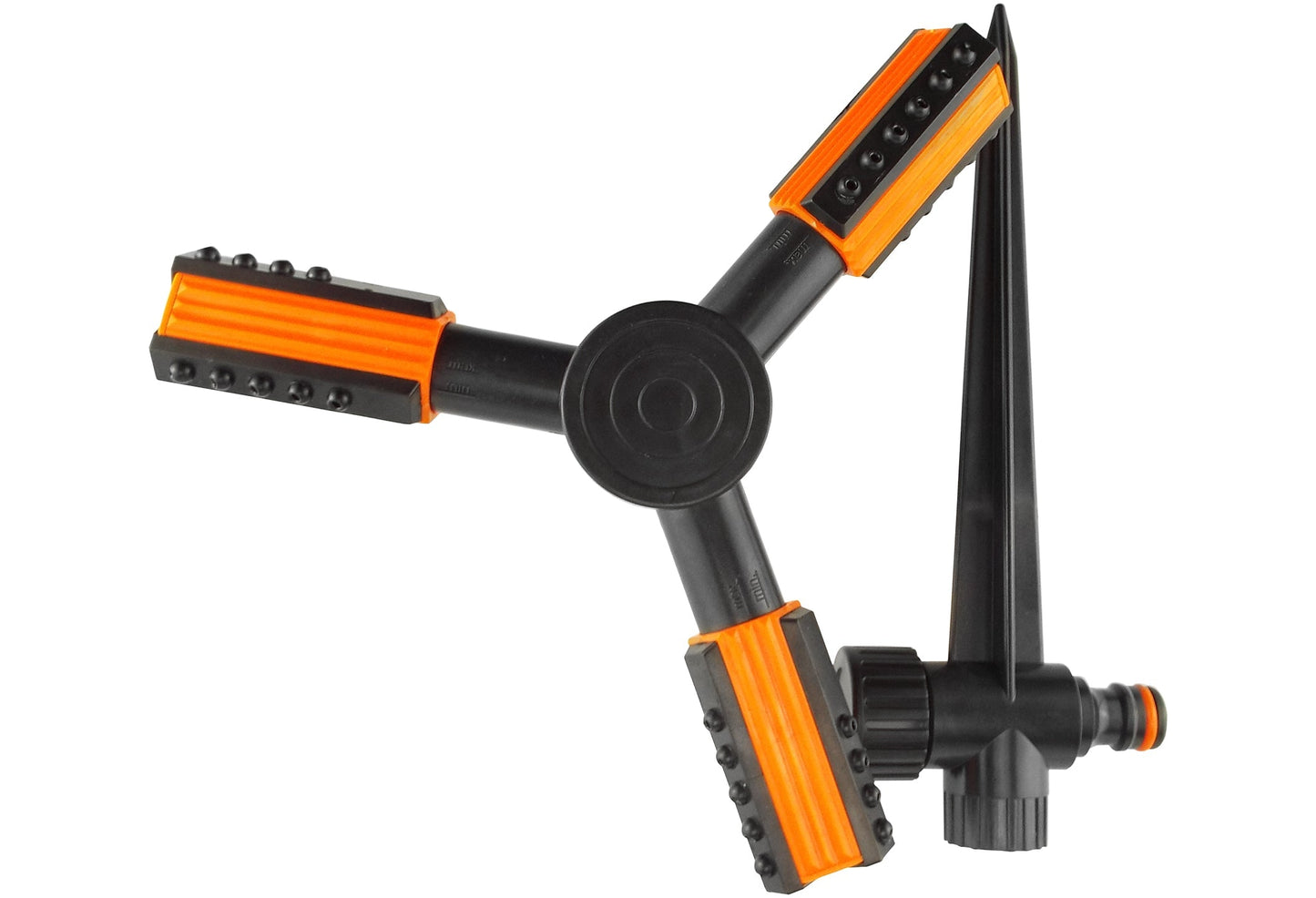 Eco Line 3‑Arm Rotary Lawn Sprinkler with Spike Mount