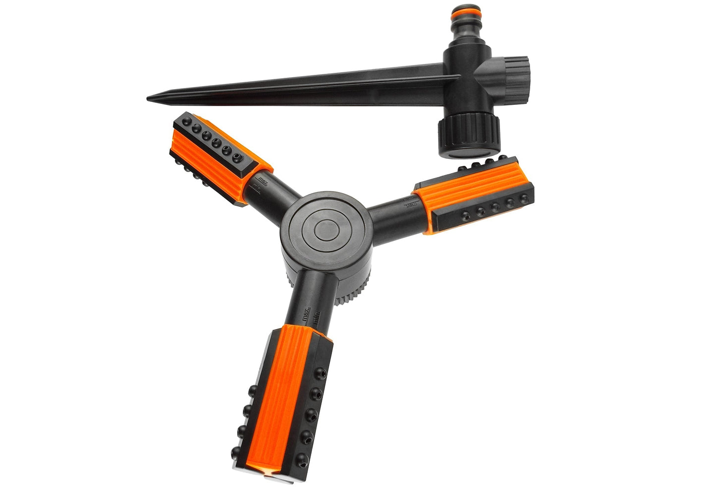 Eco Line 3‑Arm Rotary Lawn Sprinkler with Spike Mount