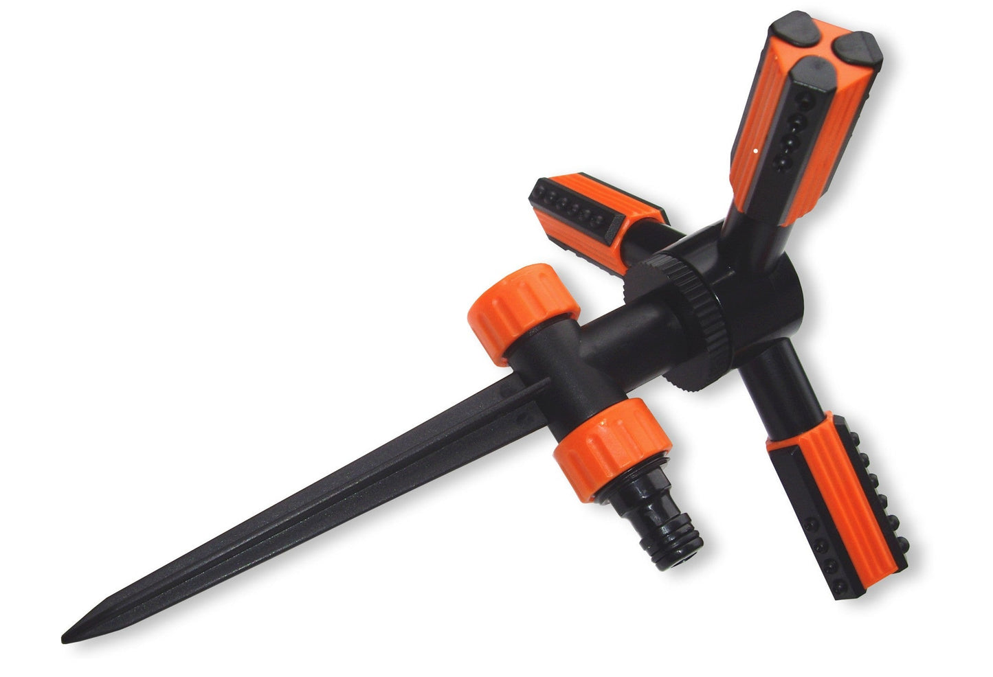 Eco Line 3‑Arm Rotary Lawn Sprinkler with Spike Mount