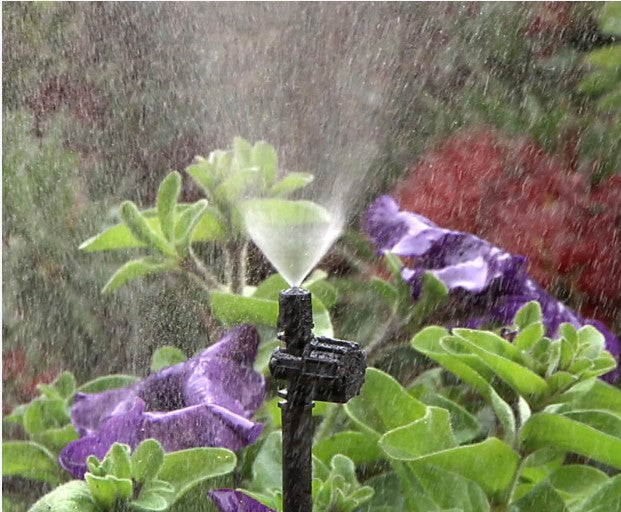 Antelco Vari-Mist™ Mist Sprinkler, Black Cap & Base