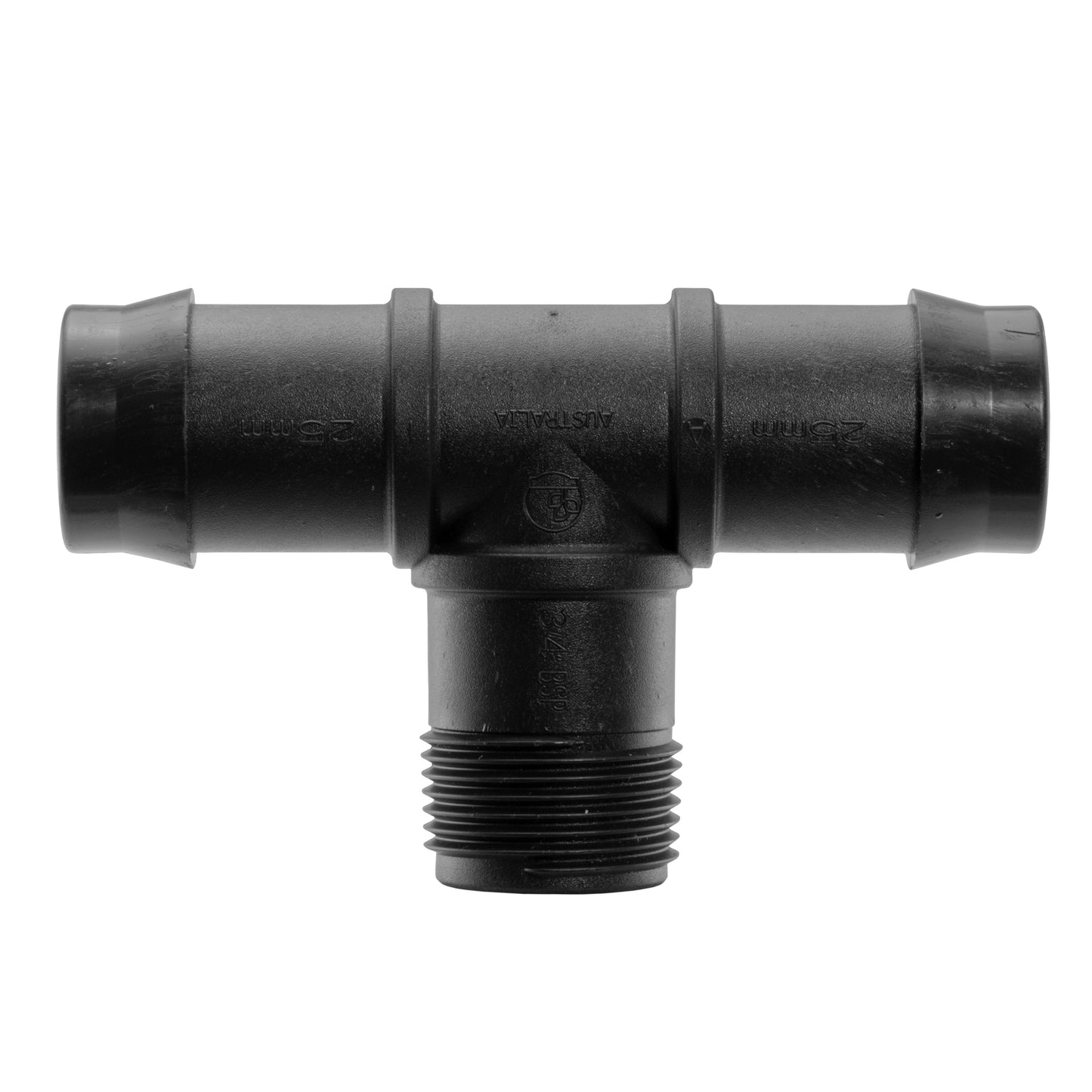 IBC 2” S60X6 Lid with 25mm Hose Barb Tee Connector