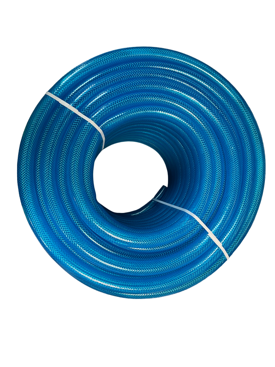 Blue Transparent Braided Fuel Hose PVC 19mm x 2.1mm