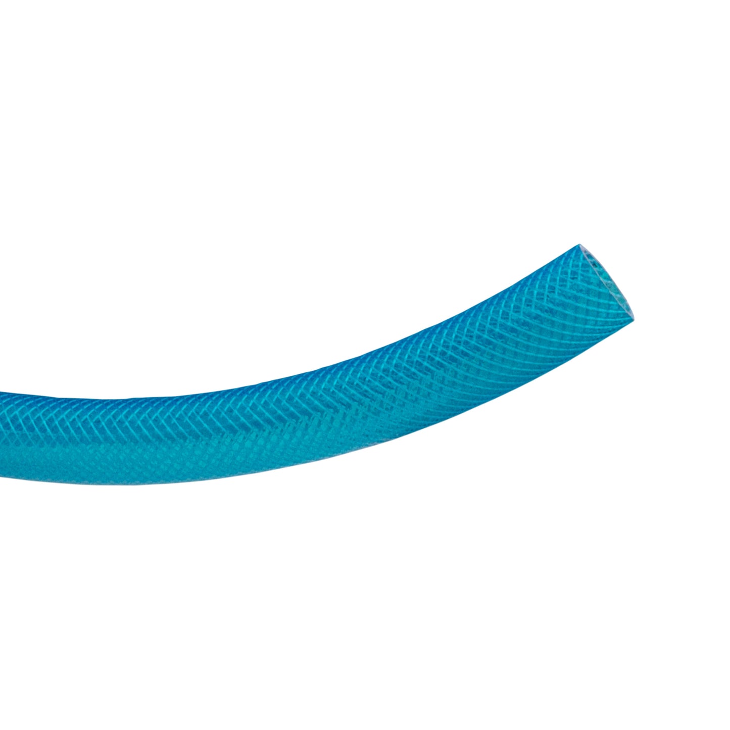 Blue Transparent Braided Fuel Hose PVC 19mm x 2.1mm