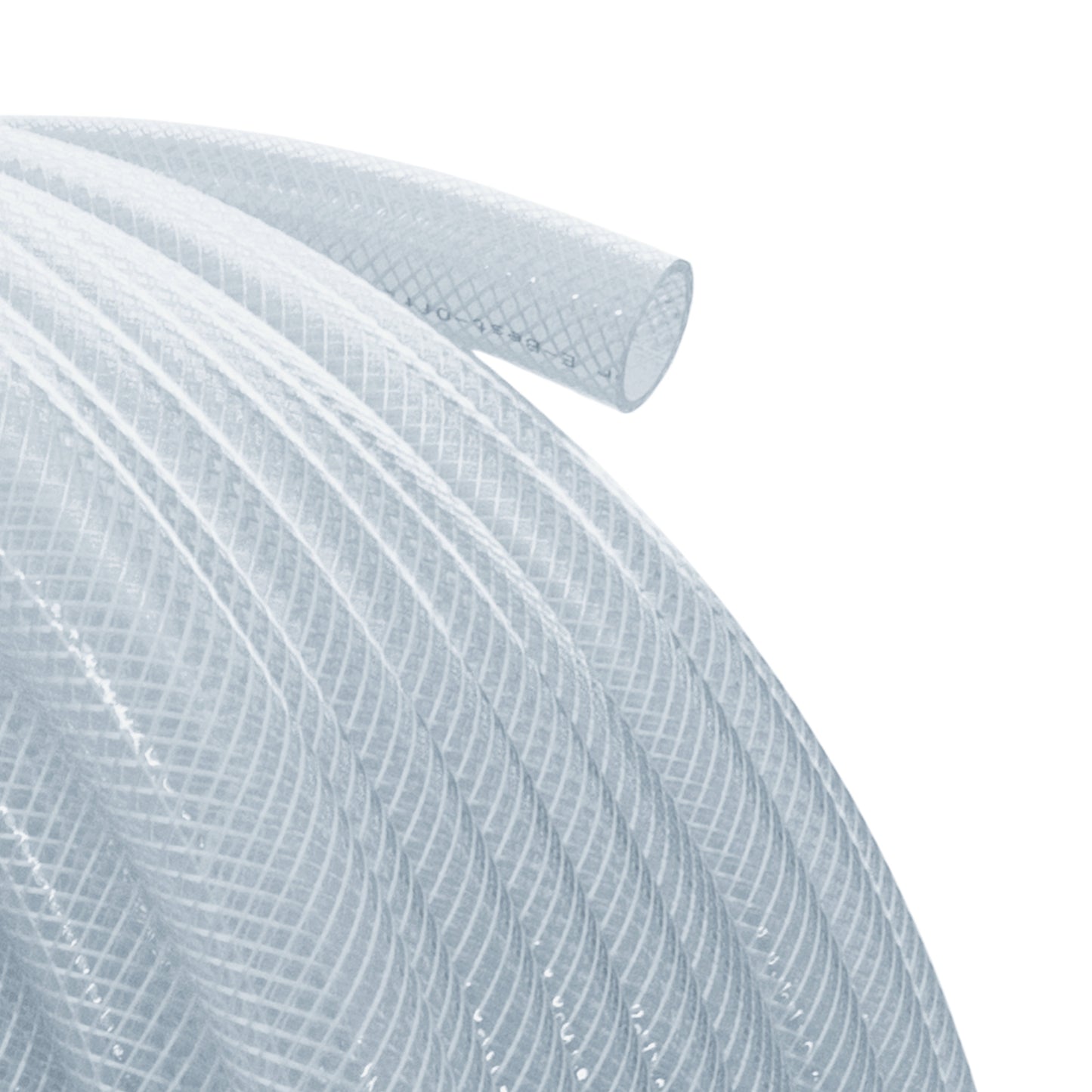 Transparent Reinforced PVC Hose Pipe – 16 mm × 1.9 mm