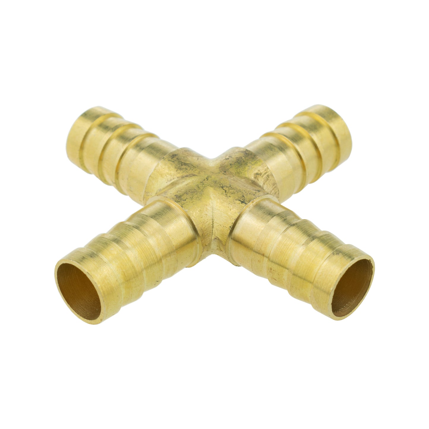 Brass 10mm Cross Connector