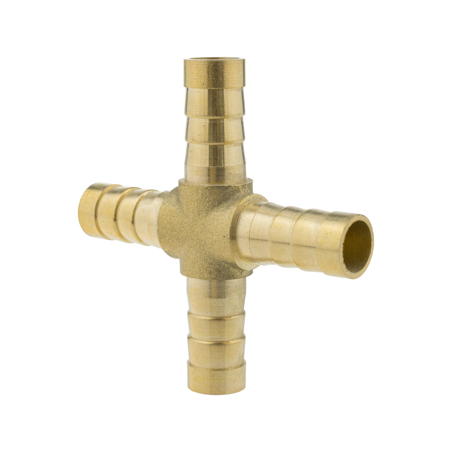 Brass 8mm Cross Connector