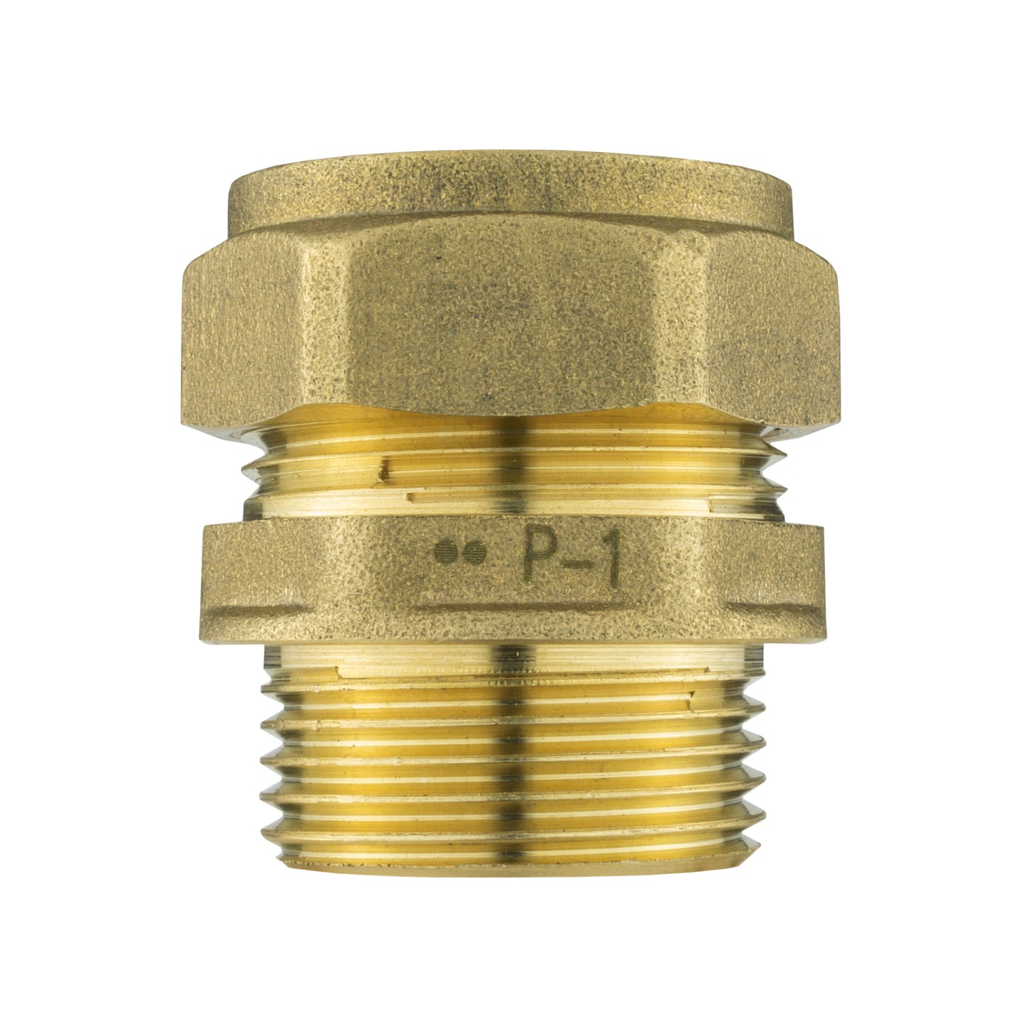 Brass Compression Straight Fitting 22mm x 3/4" BSP Male