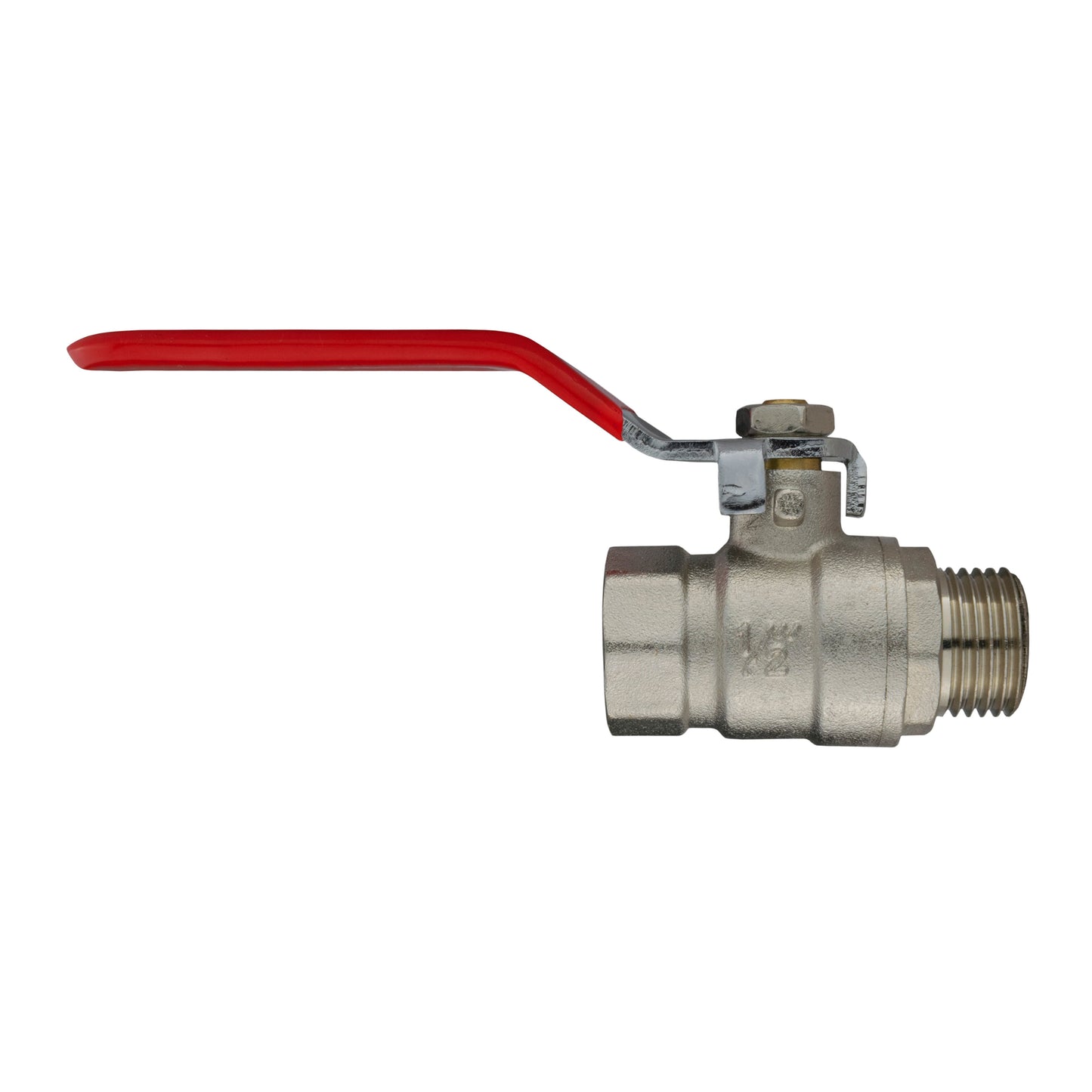 20mm MDPE Wall Flange Set Complete with Lever Valve and 25mm Barbed Geka Fitting