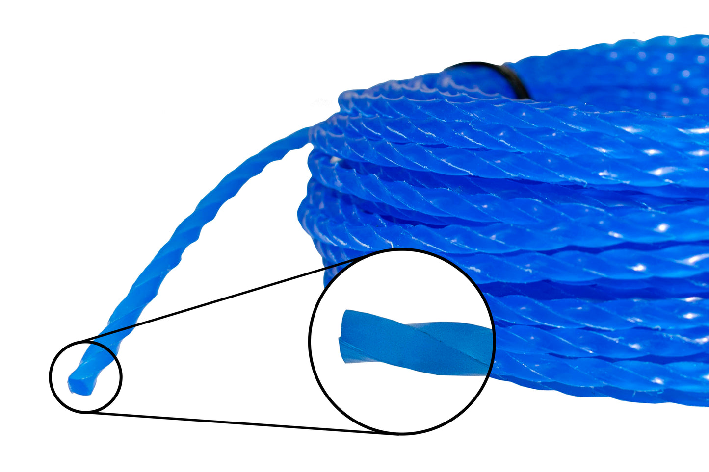 Blue Twisted Strimmer Line 2.4mm x 15m