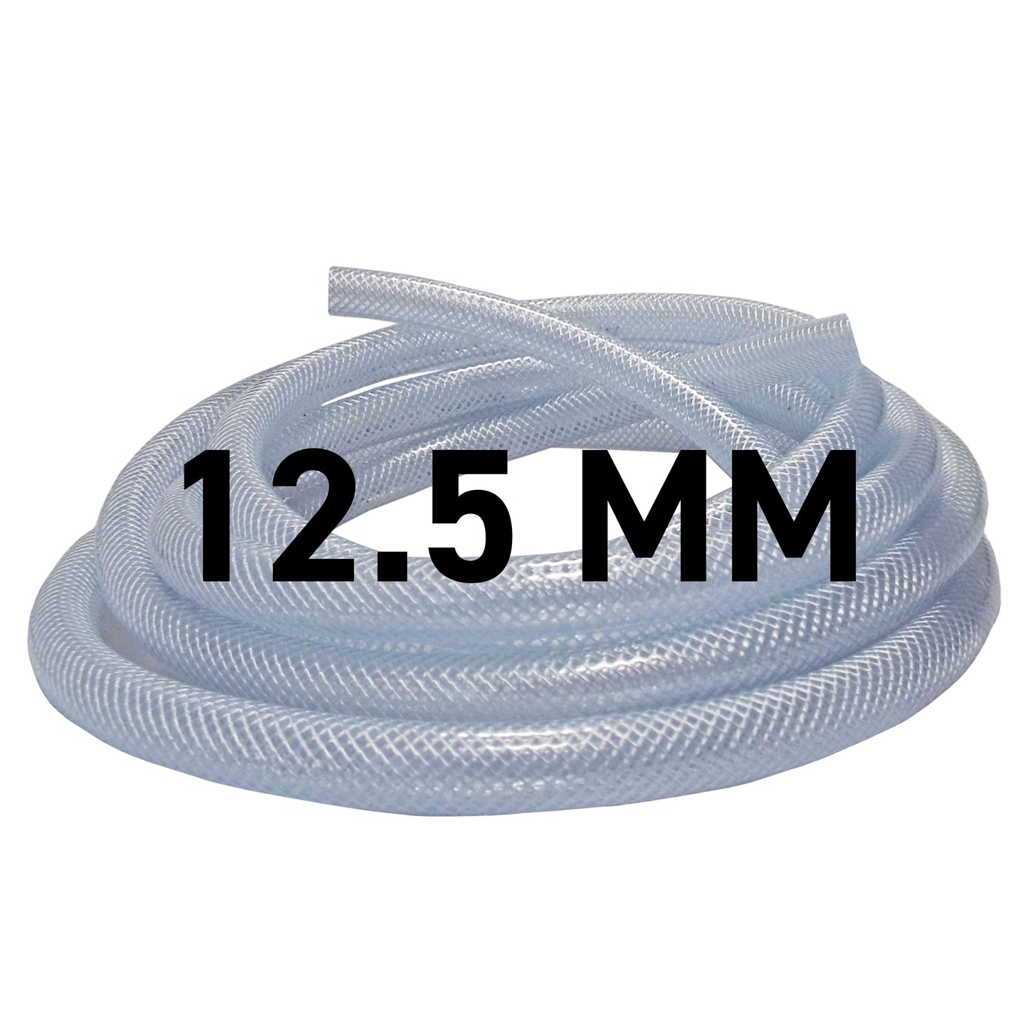 Transparent Reinforced PVC Hose 12.5mm x 1.7mm
