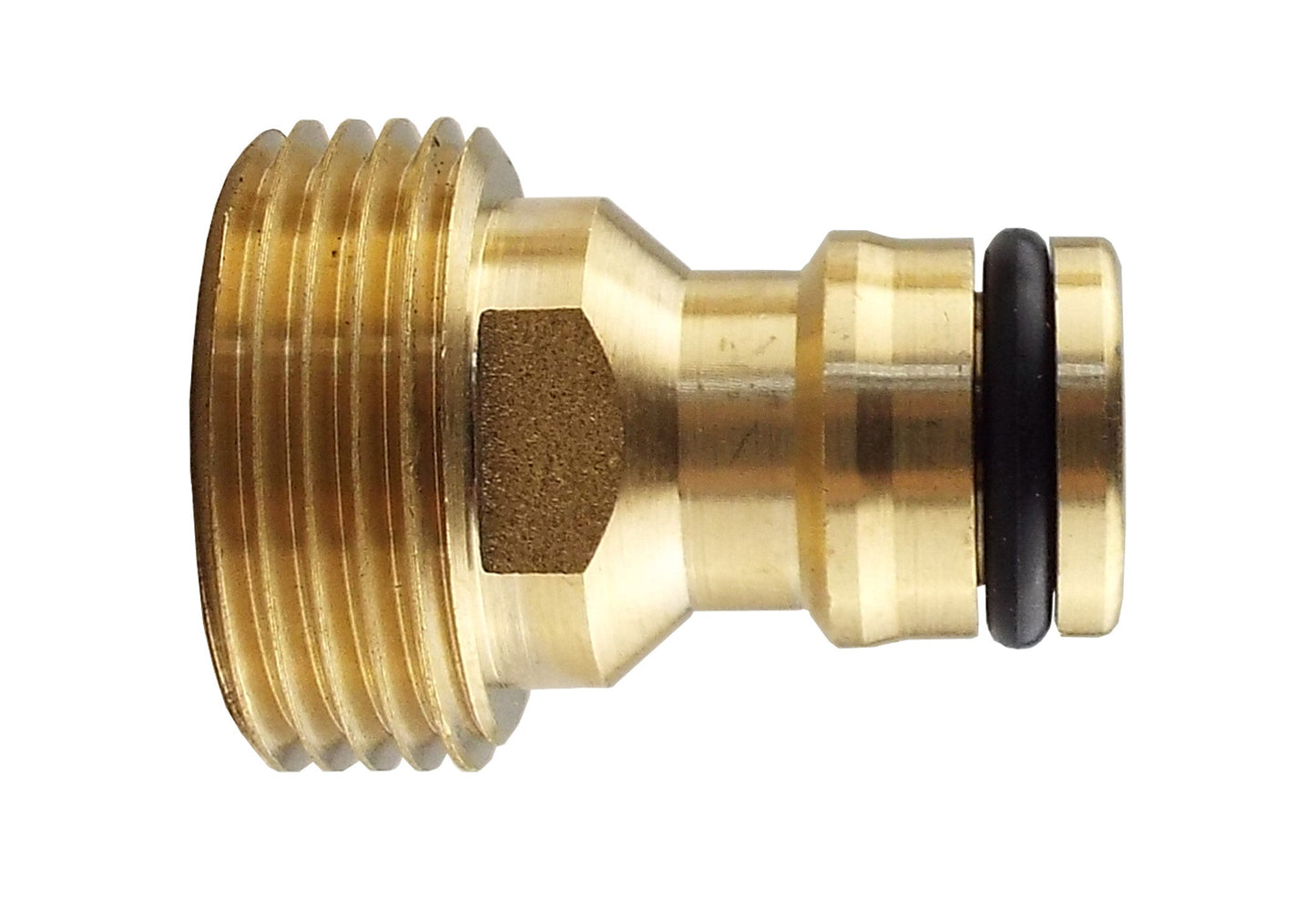 Brass Snap-On Male Tap Connector – 3/4" BSPM