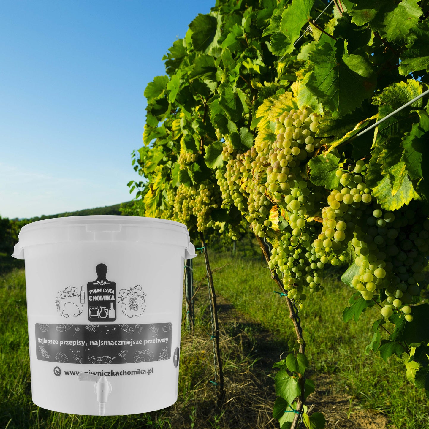 30L Homebrew Fermentation Bucket with Tap