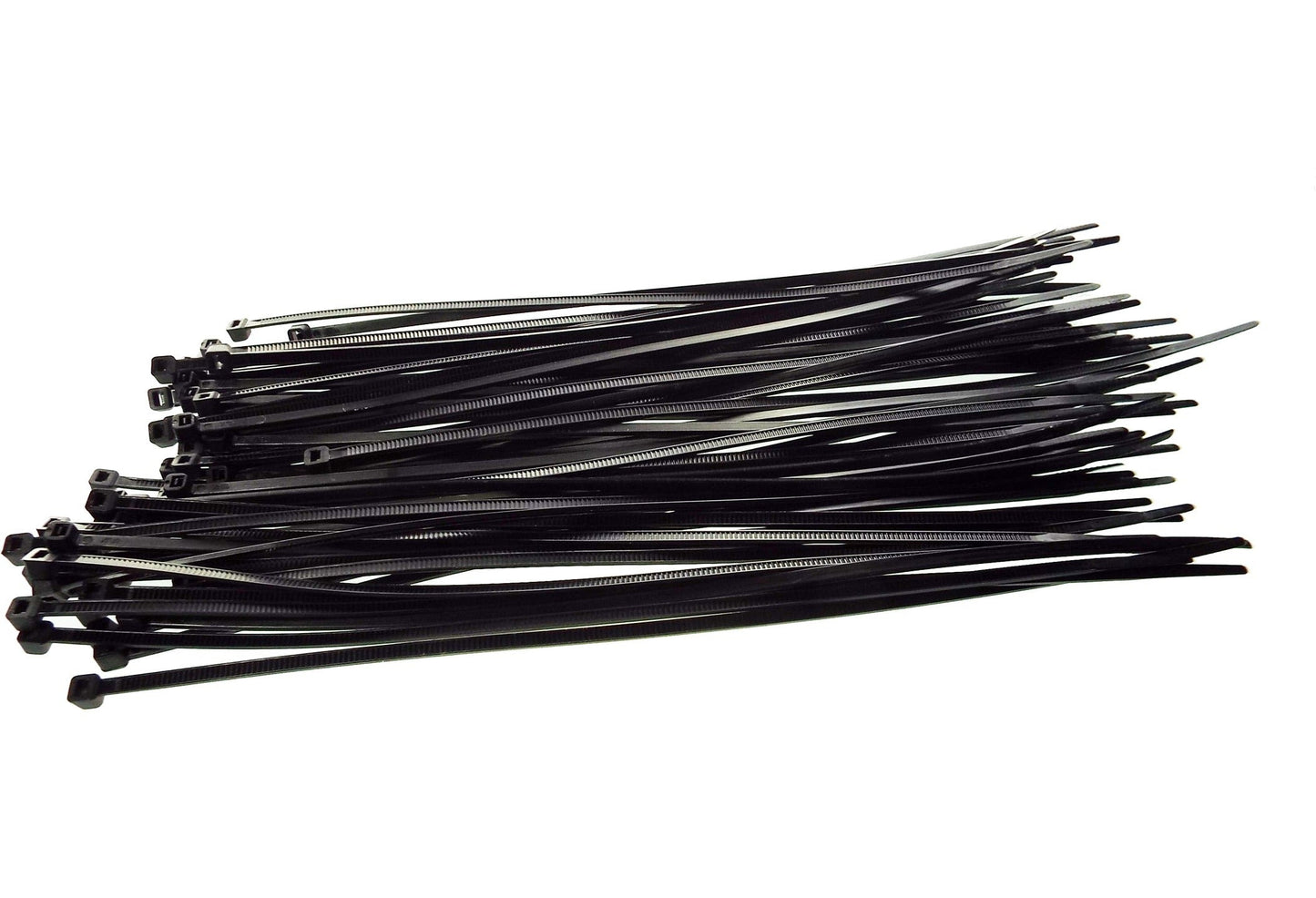 Pack of 100 Black Cable Ties – 2.5mm x 100mm Nylon Zip Ties