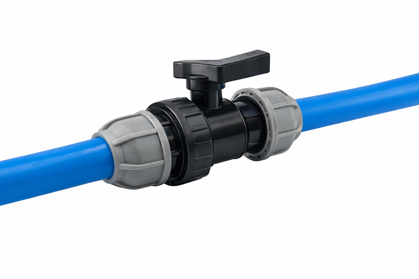 MDPE Stop Tap Valve Compression Pipe Connector Water 20mm-63mm