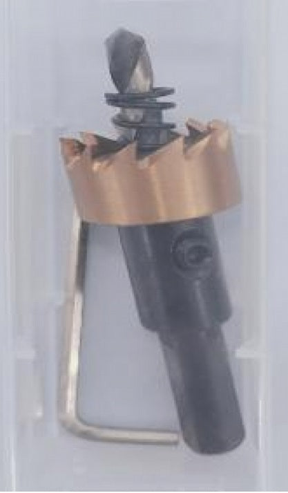 3/4" Water Butt Fitting Set with White PVC Tap & Hole Saw