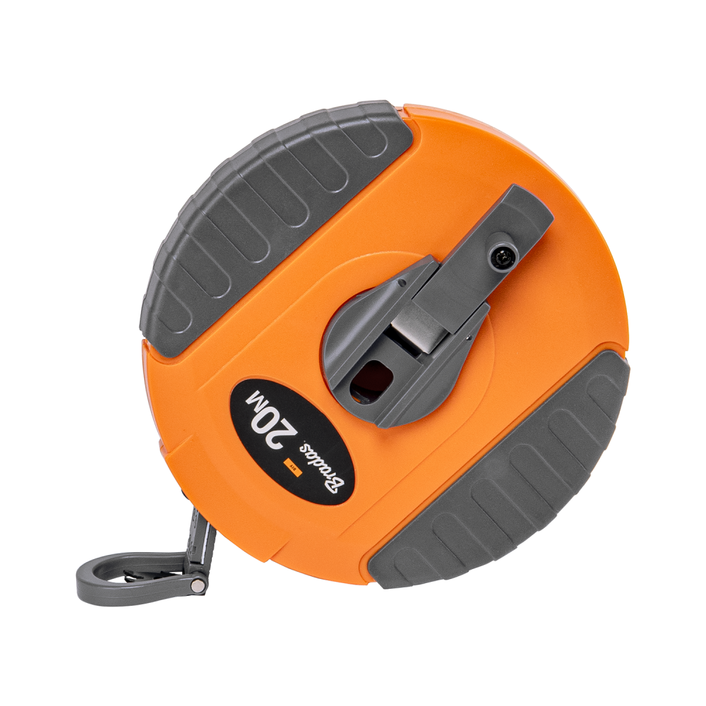 13mm Wide Fibreglass Measuring Tape – Black/Orange, 20m to 50m Range