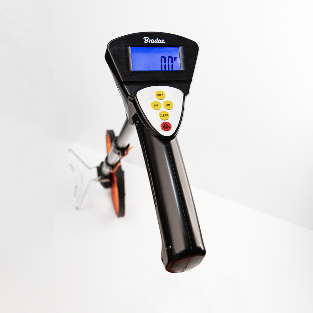 Digital Measuring Wheel with Extendable Telescopic Handle and LCD Counter