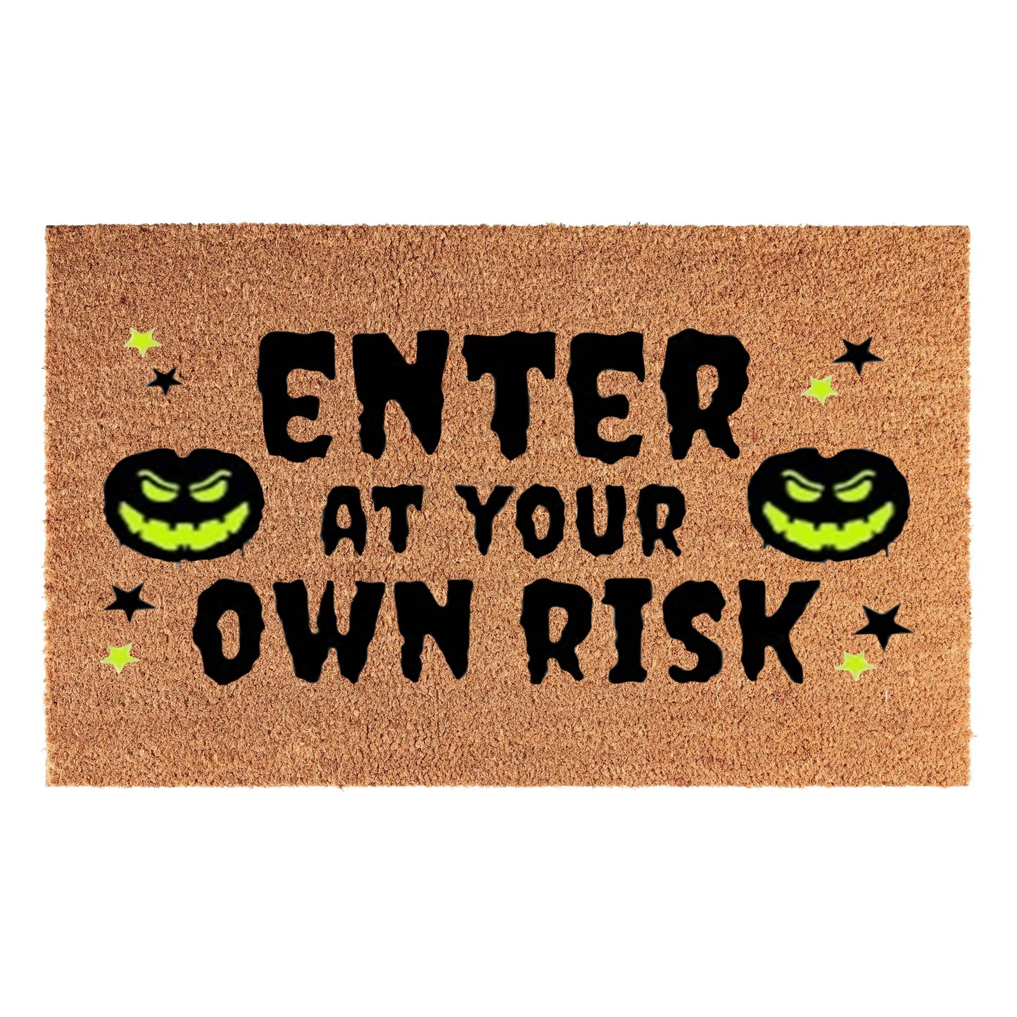 Doormat 60x40 cm – “Enter at Your Own Risk” Print