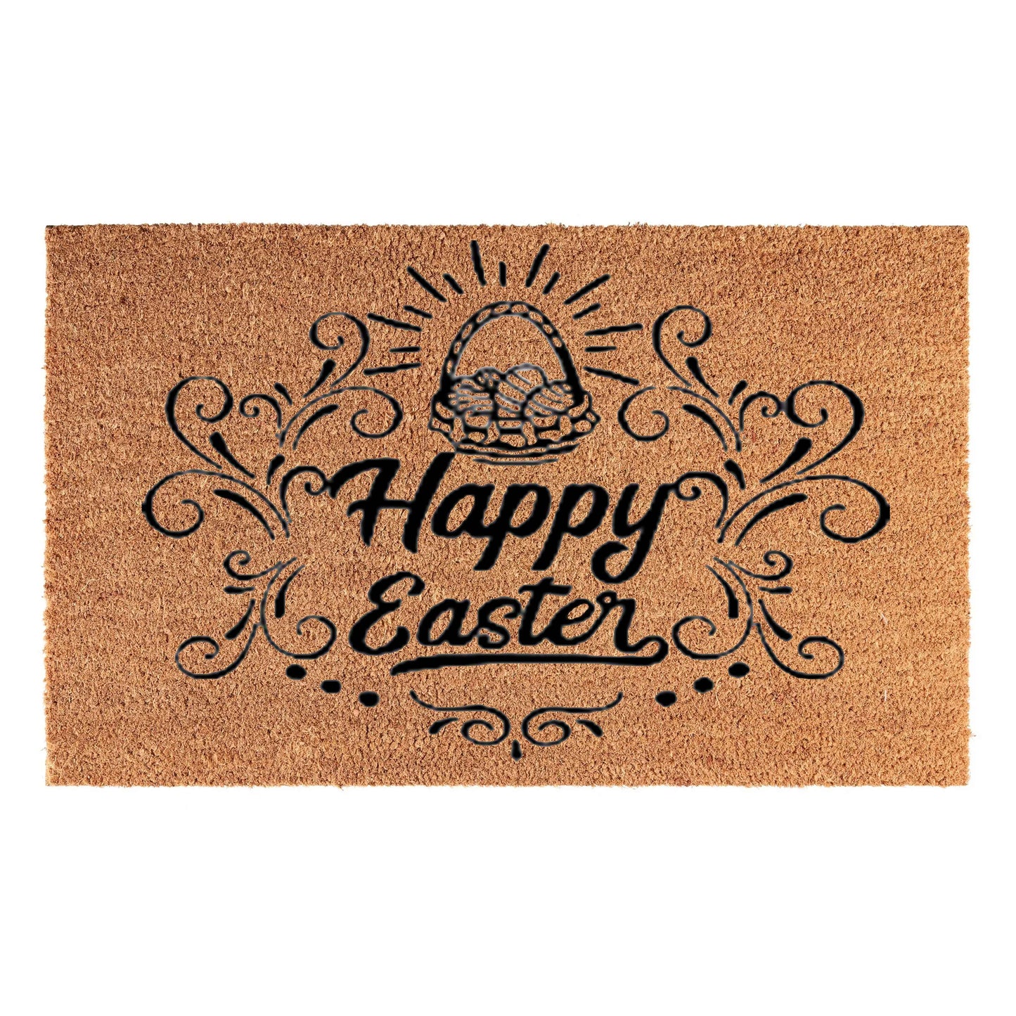 Doormat 60x40 cm – “Happy Easter” Seasonal Design