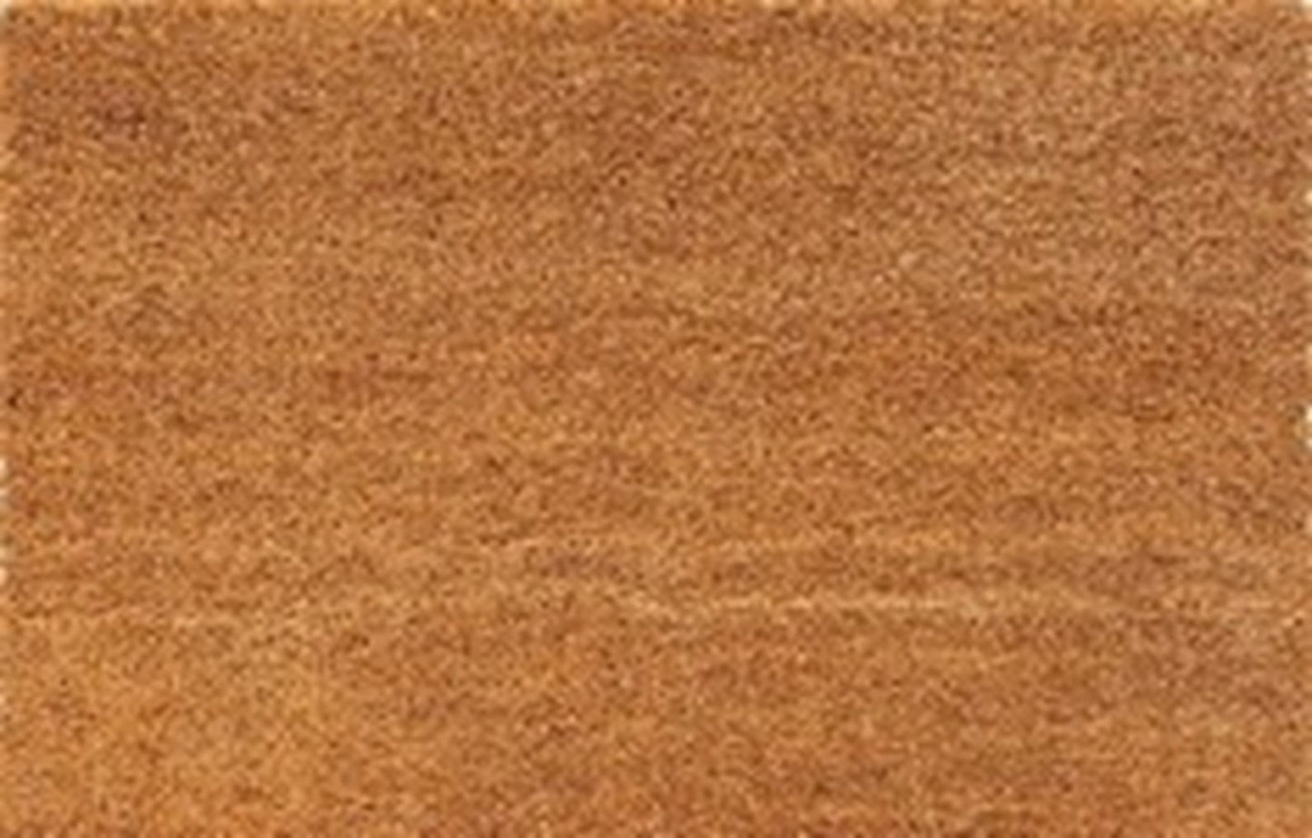 Natural Coir Doormat 60x40 cm – Minimalist / Unprinted Design