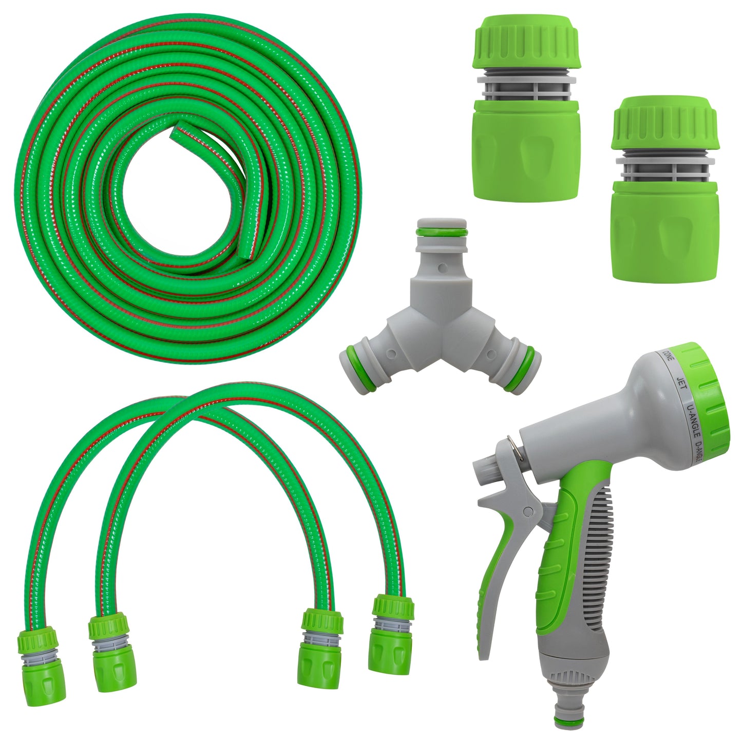 Green Dog Shower Accessory Set with Hot & Cold Water Mix