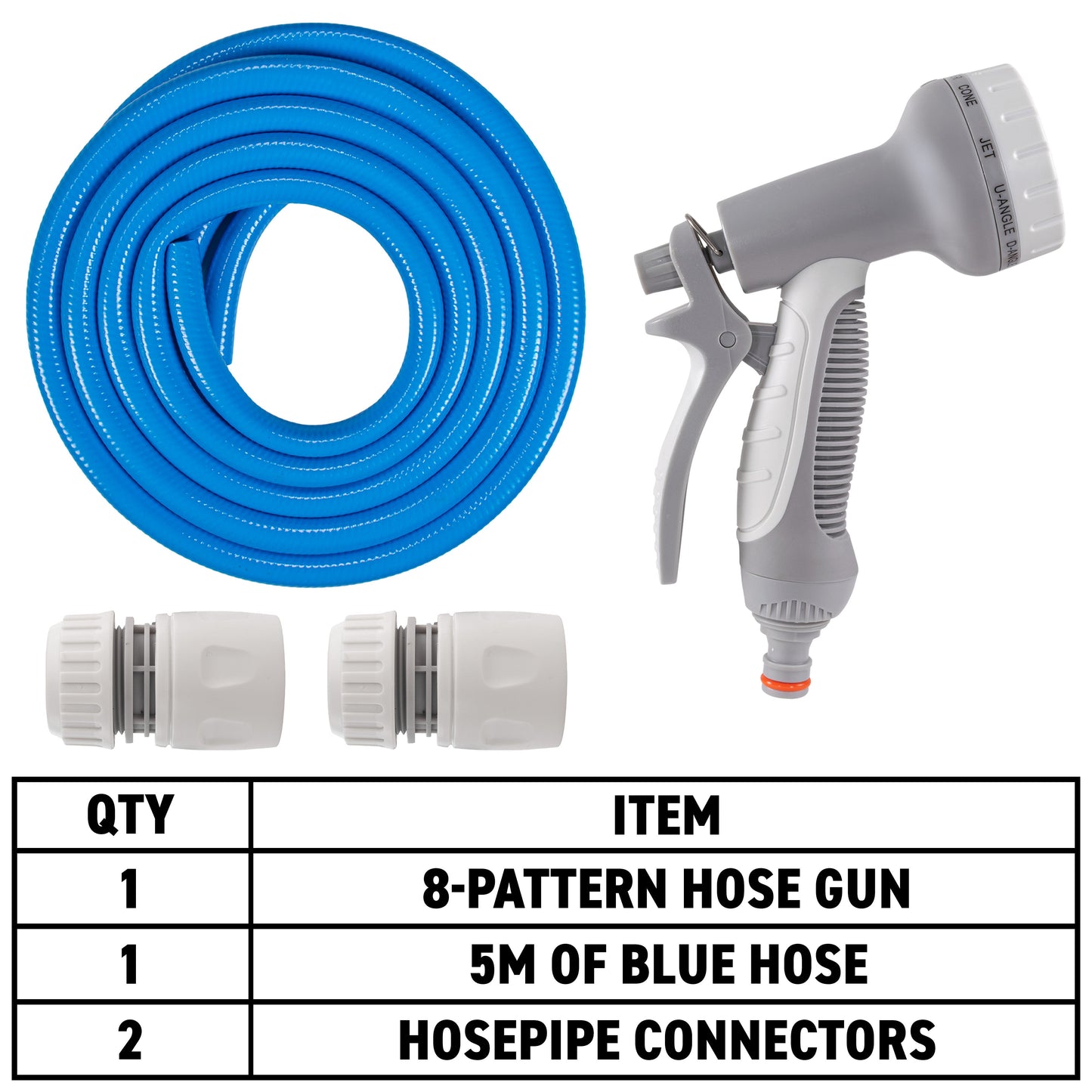Blue Dog Shower Set for Cold Water Use