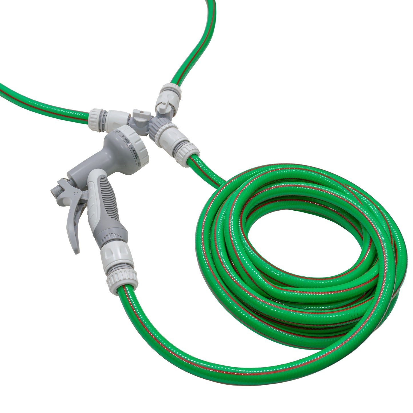 Green Dog Shower Accessory Set with Hot & Cold Water Mix, Valves Included