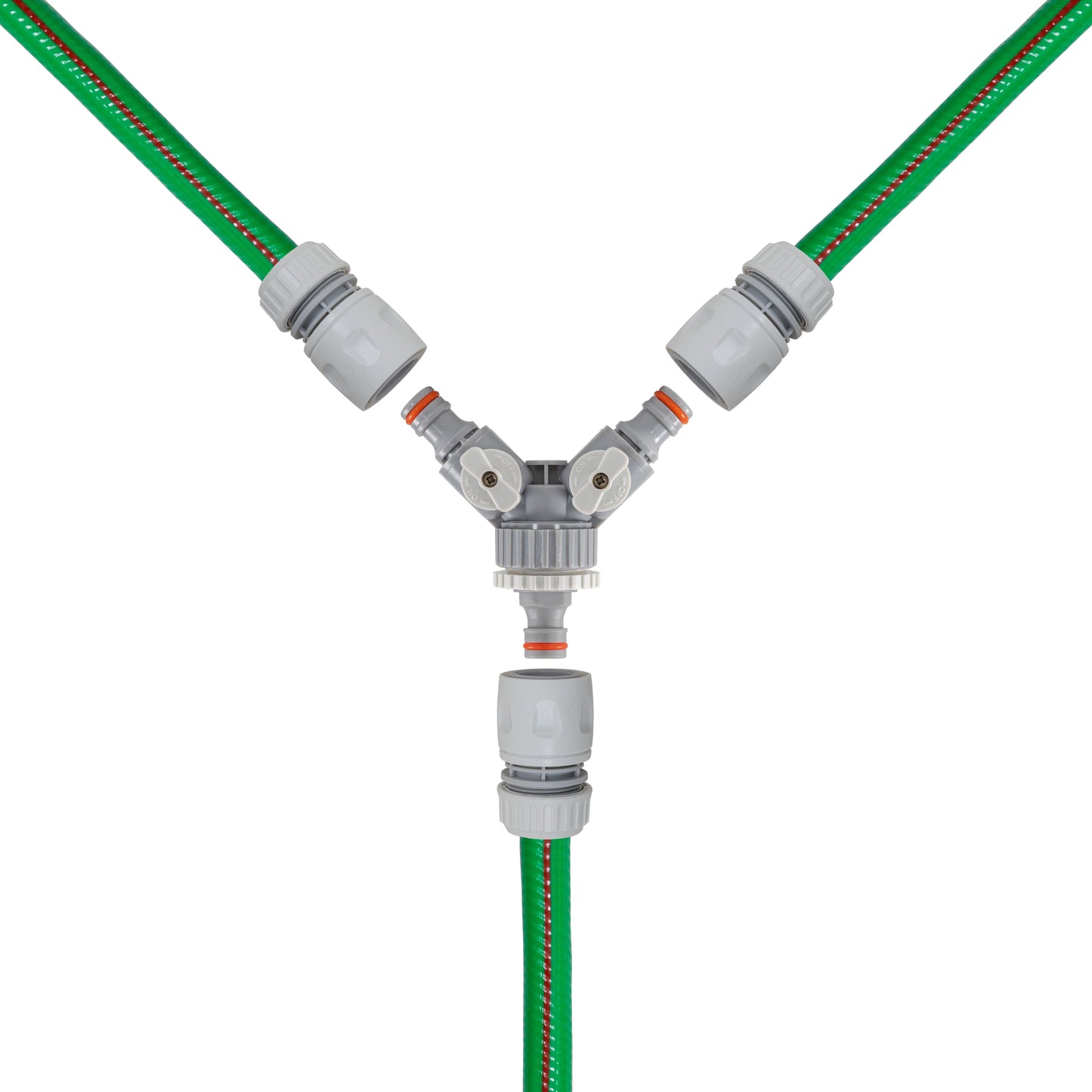 Green Dog Shower Accessory Set with Hot & Cold Water Mix, Valves Included
