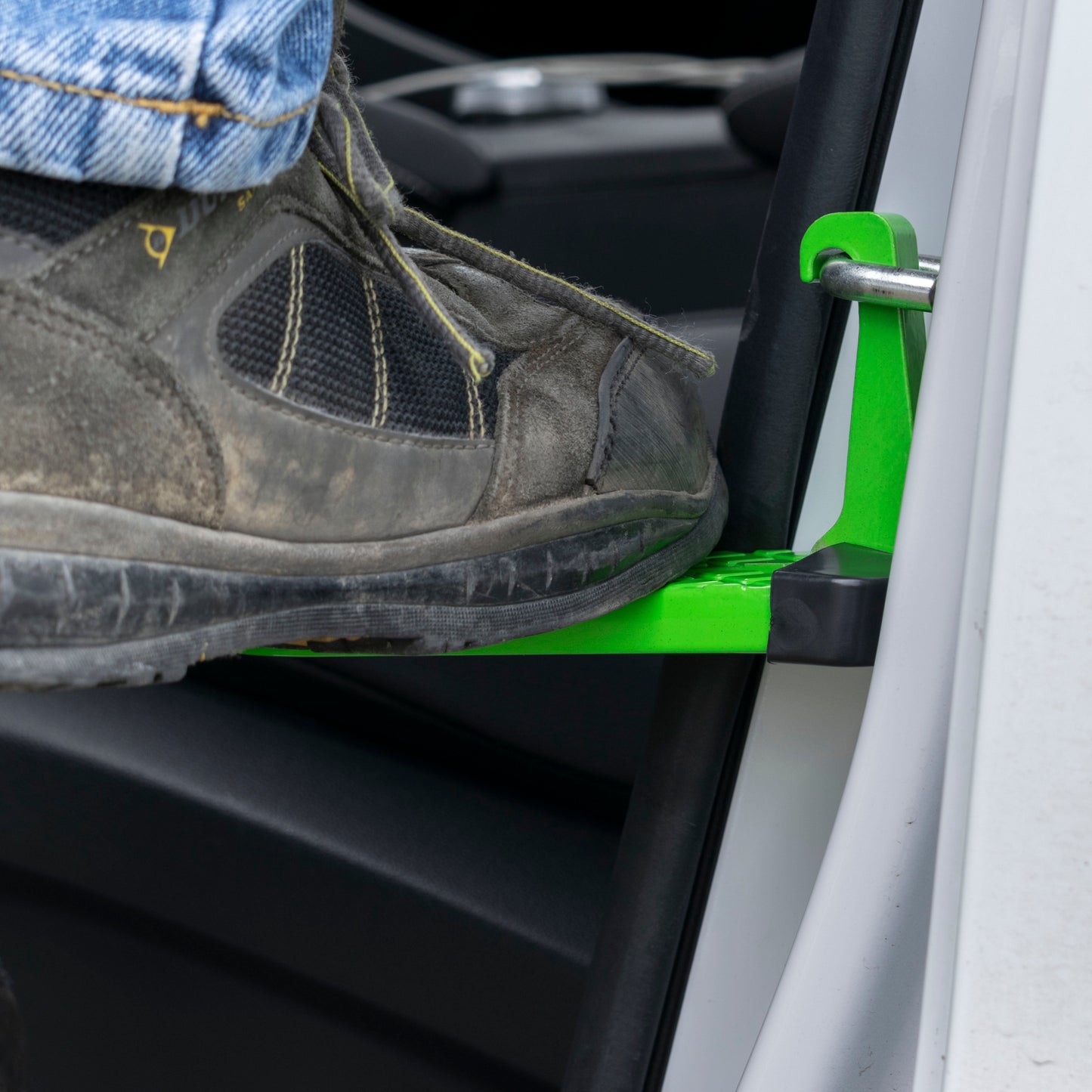 Type A Green Car Door Step