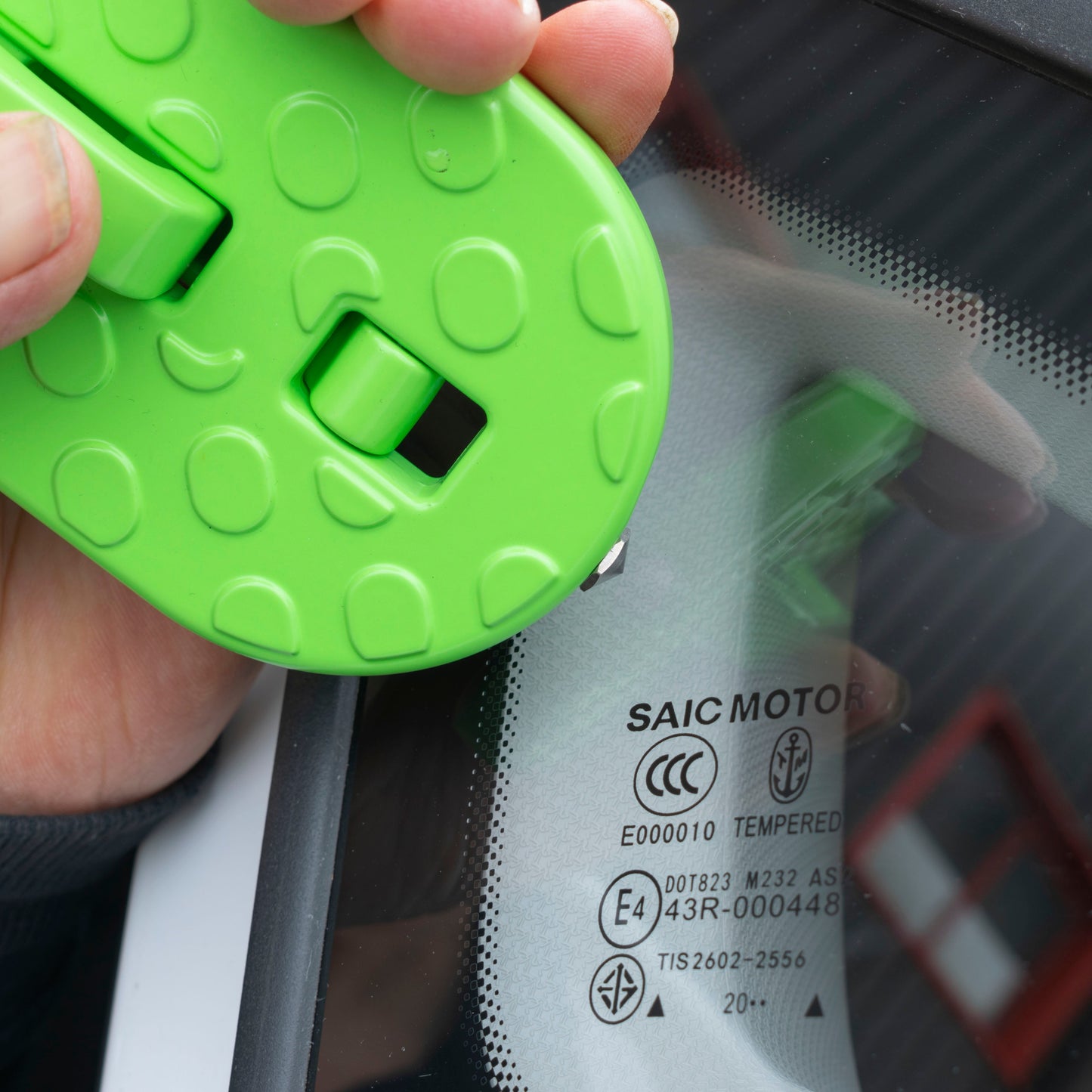 Type B Green Car Door Step