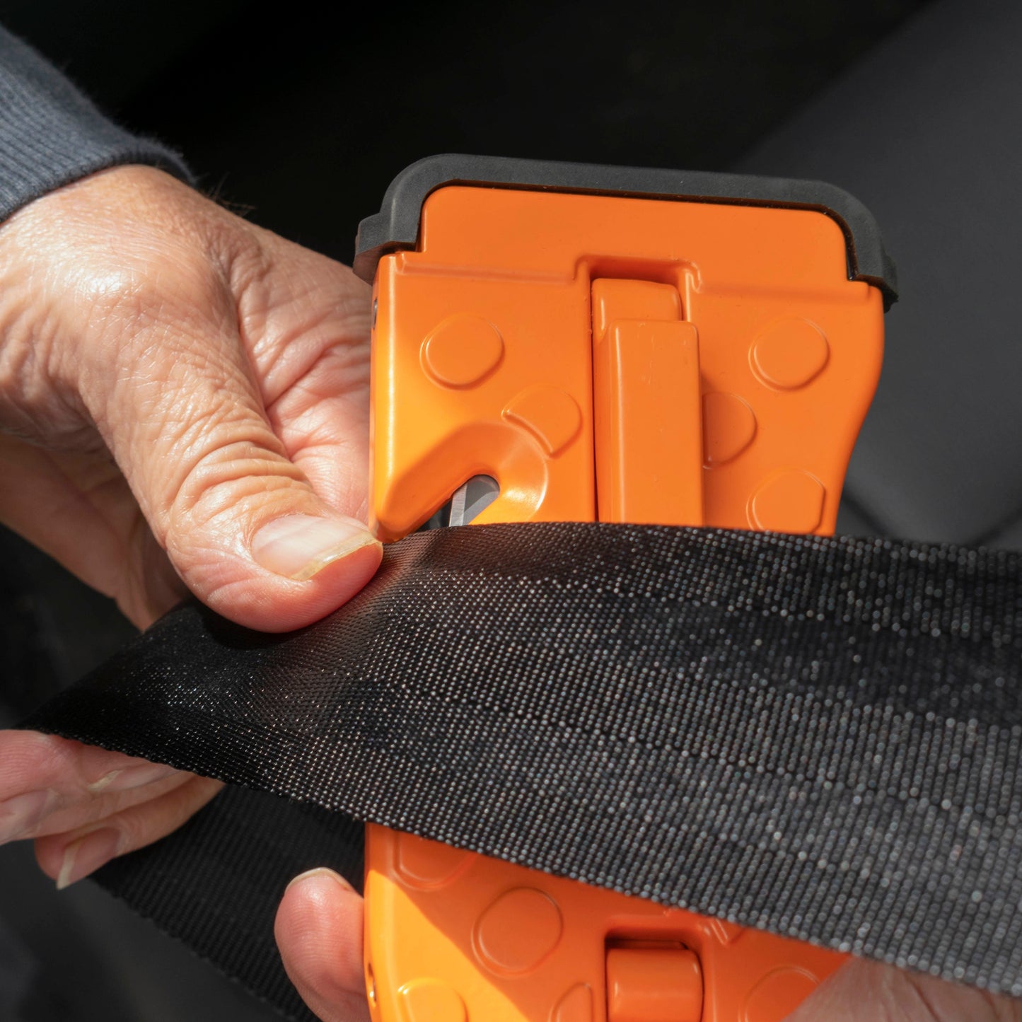Type B Orange Car Door Step
