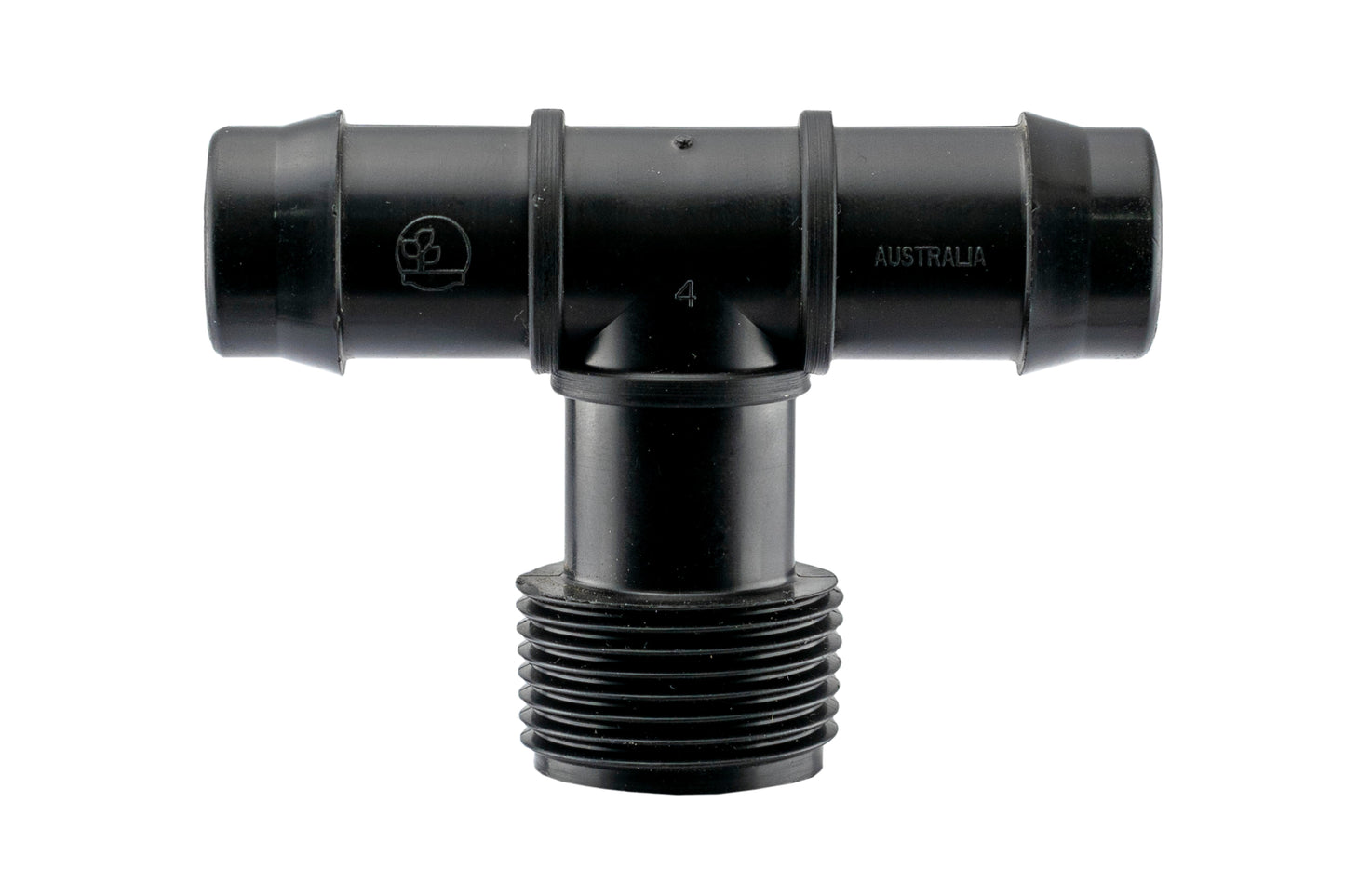 IBC 2” S60X6 Adapter with Lever Valve and 19mm Hose Barb T-Connector