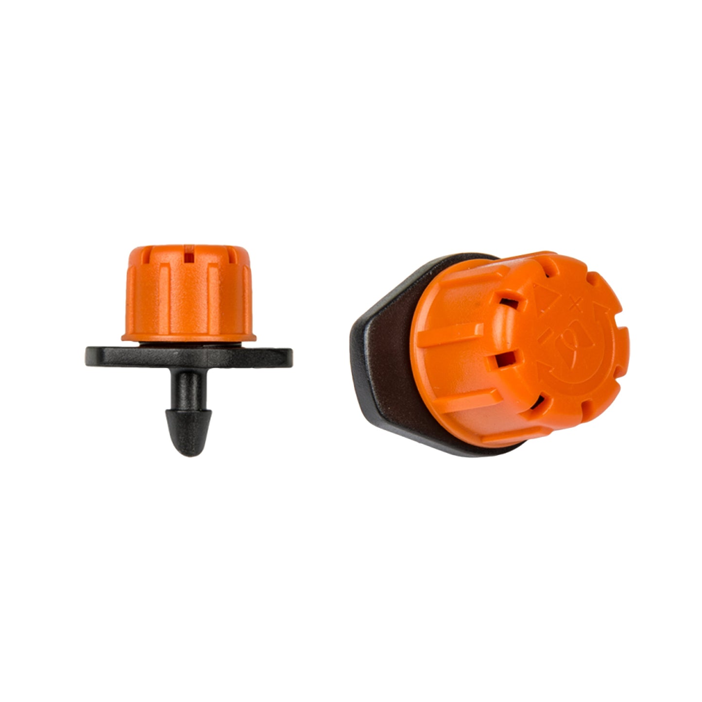 Shrubler 360° Spray Sprinkler with 4mm Barbed Connector – Orange