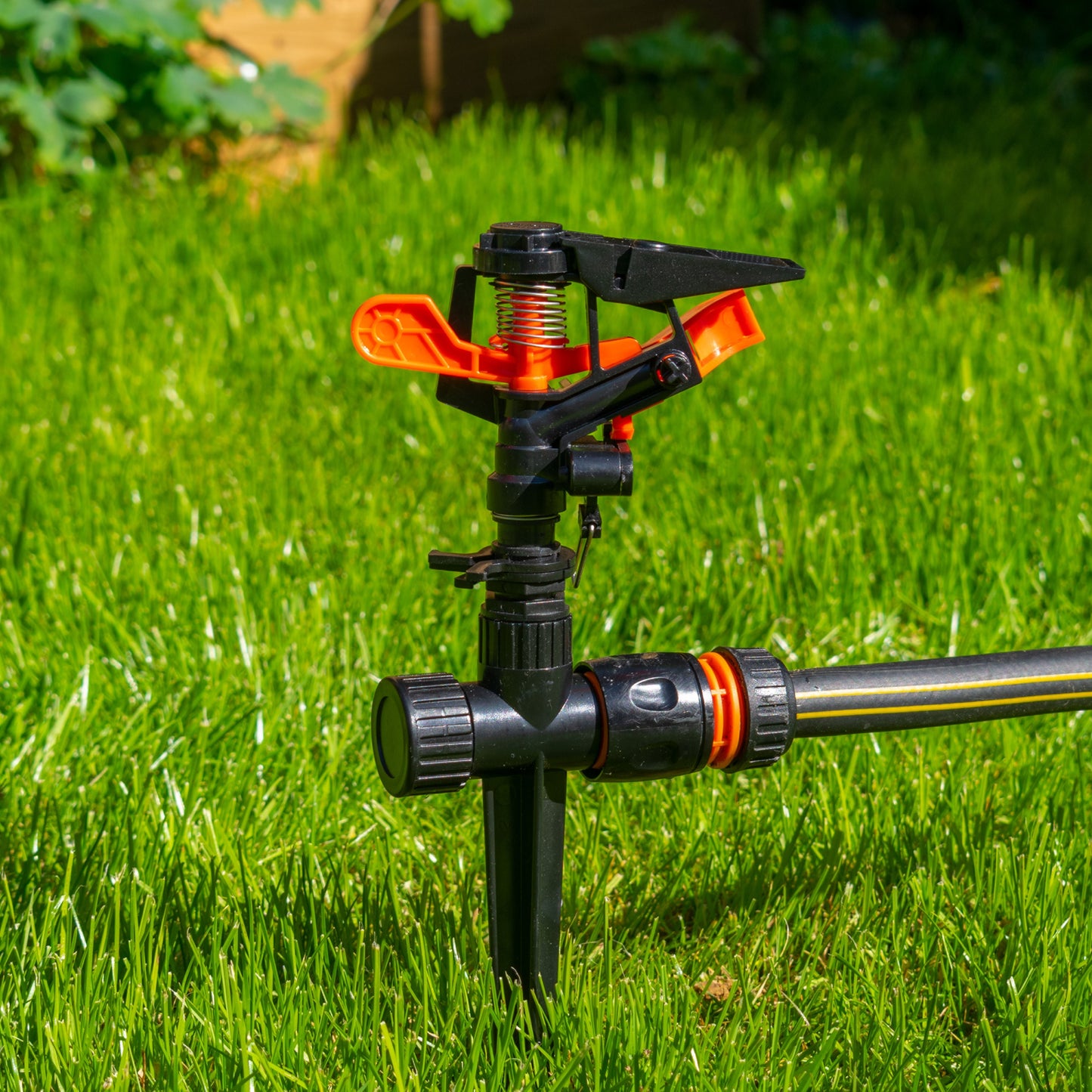 Adjustable Eco Line Impact Sprinkler with Ground Spike