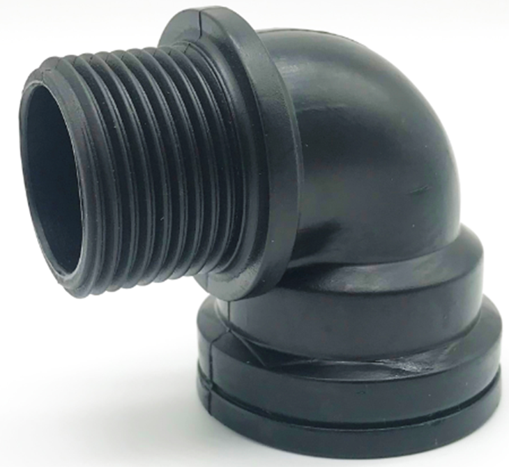 2" BSPM to BSPF 90-Degree Elbow Connector