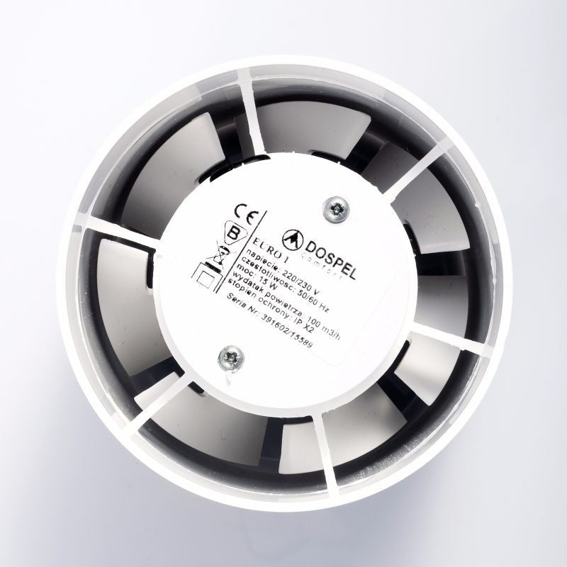 120mm Euro 2 Inline Bathroom Ventilation Fan