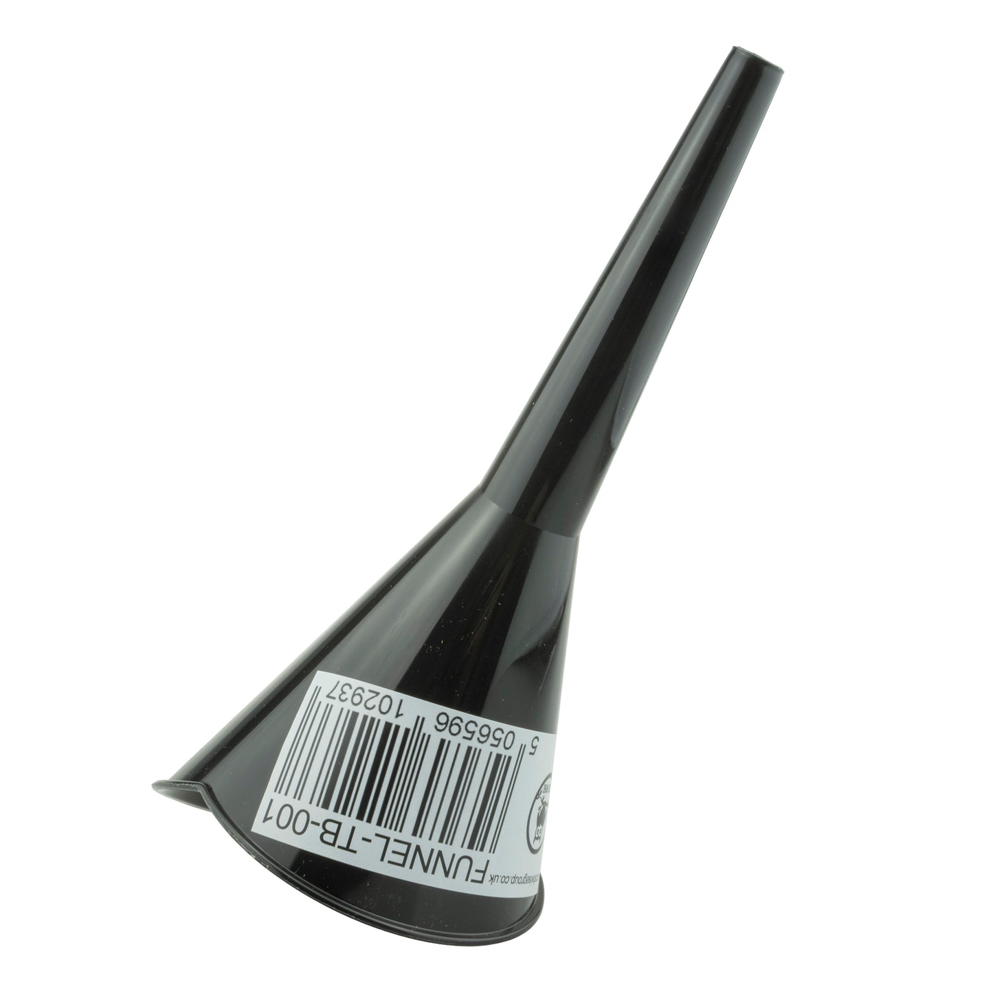 Black Funnel with Angled Top for Easy Pouring