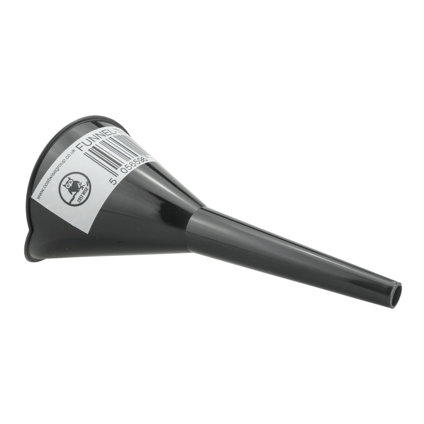Black Funnel with Angled Top for Easy Pouring