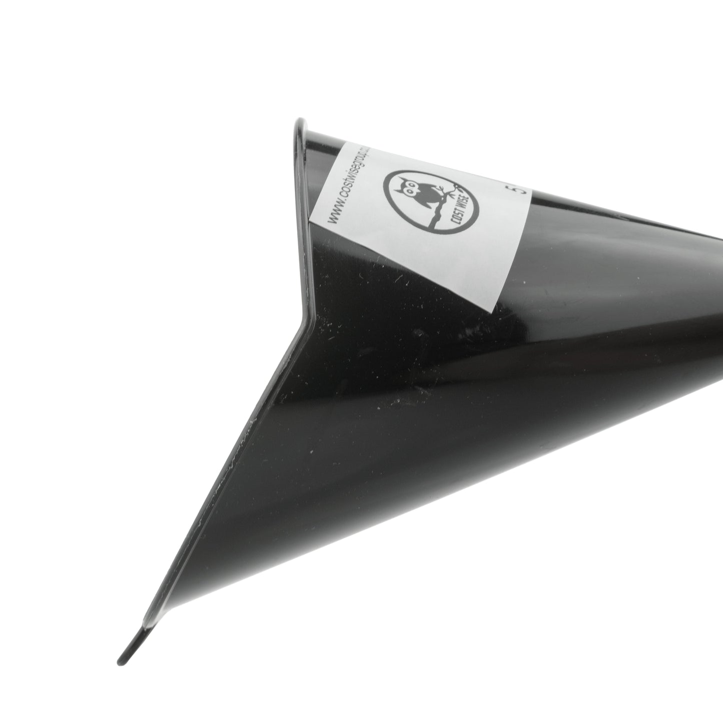 Black Funnel with Angled Top for Easy Pouring